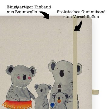 Mr. & Mrs. Panda Notizbuch Koala Familie - Transparent - Geschenk, Mama, Geschwister, Eintragebu Mr. & Mrs. Panda, 96 Seiten