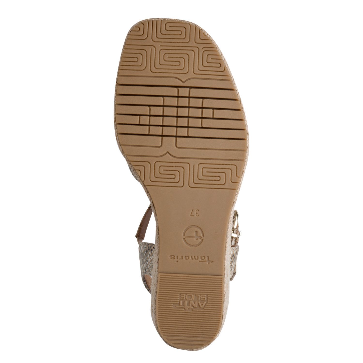 Tamaris Keilsandalette, Riemchensandale, Sommerschuh mit modischer Kreuzbandage
