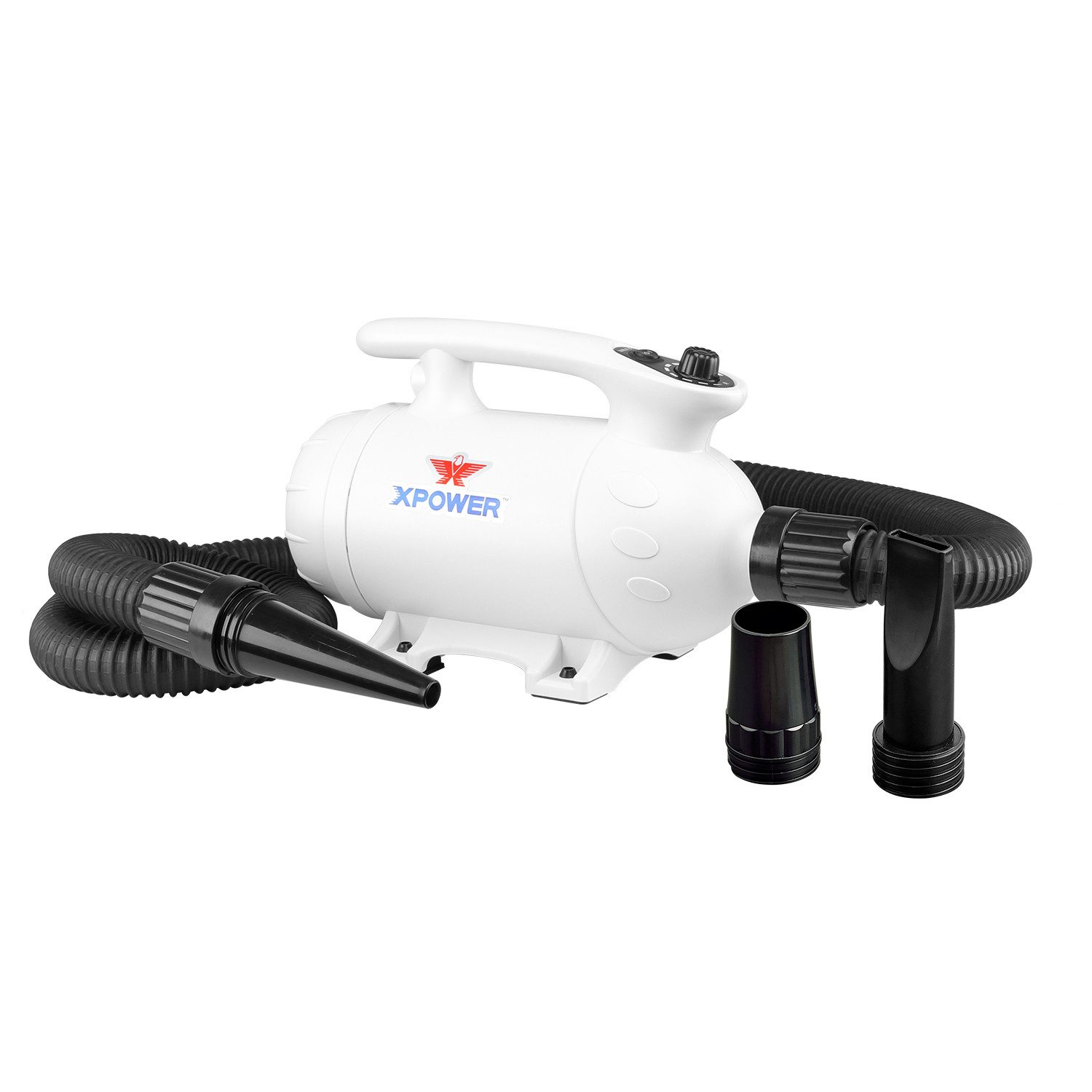 XPOWER Hundeschermaschine Professioneller kommerzieller Hundepflege-Trockner für Haustiere, Professional Dog Grooming Force Air Pet Dryer, 3 Fuß langes Stromkabel, konzipiert als umwickelbares Geschirr