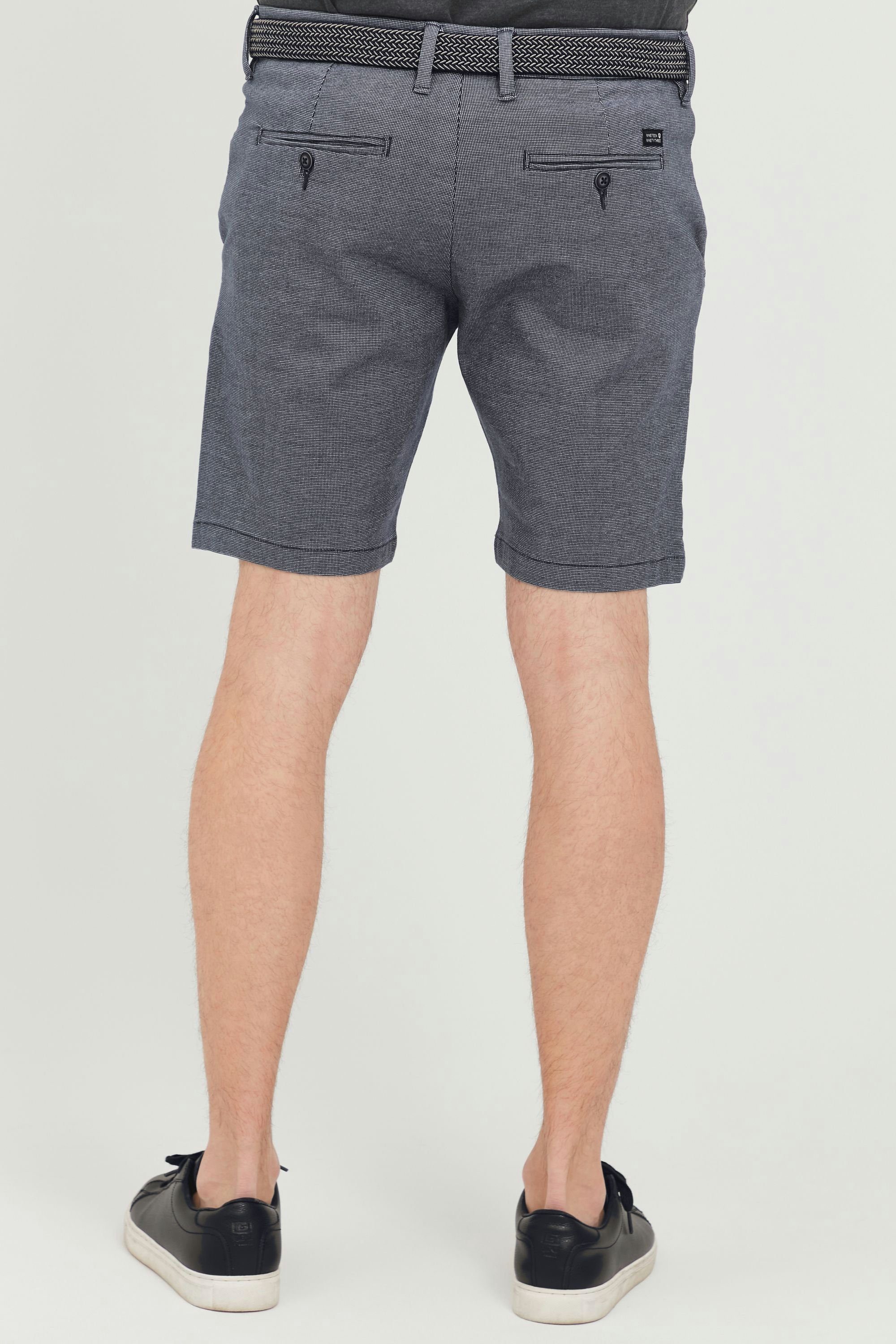 Navy Chino (400) Indicode Chinoshorts IDLozano mit Shorts Gürtel