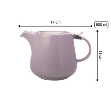 Maxwell & Williams Teekanne TINT Teekanne 600 ml, 600 l, (1 Teekanne), Spülmaschinengeeignet