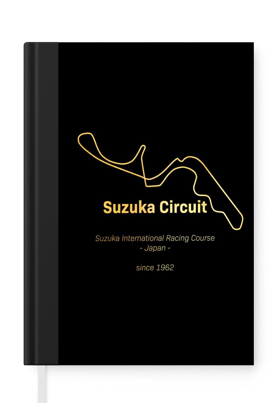 MuchoWow Notizbuch Rennstrecke - Formel 1 - Suzuka, Journal, Merkzettel, Tagebuch, Notizheft, A5, 98 Seiten, Haushaltsbuch