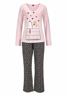 PEANUTS Pyjama (2 tlg) in langer Form im niedlichen Snoopy-Design