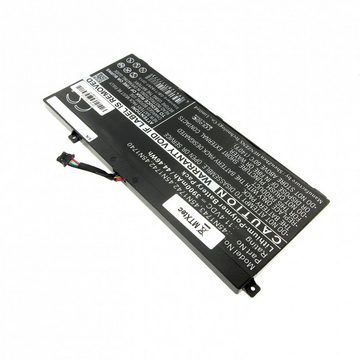 MTXtec Laptop Akku für Lenovo ThinkPad T550 T560 W550s P50s, 11.4V, 3900 Laptop-Akku, 44 Wh, 6 Zellen, Lithium-Ionen (LiIon)