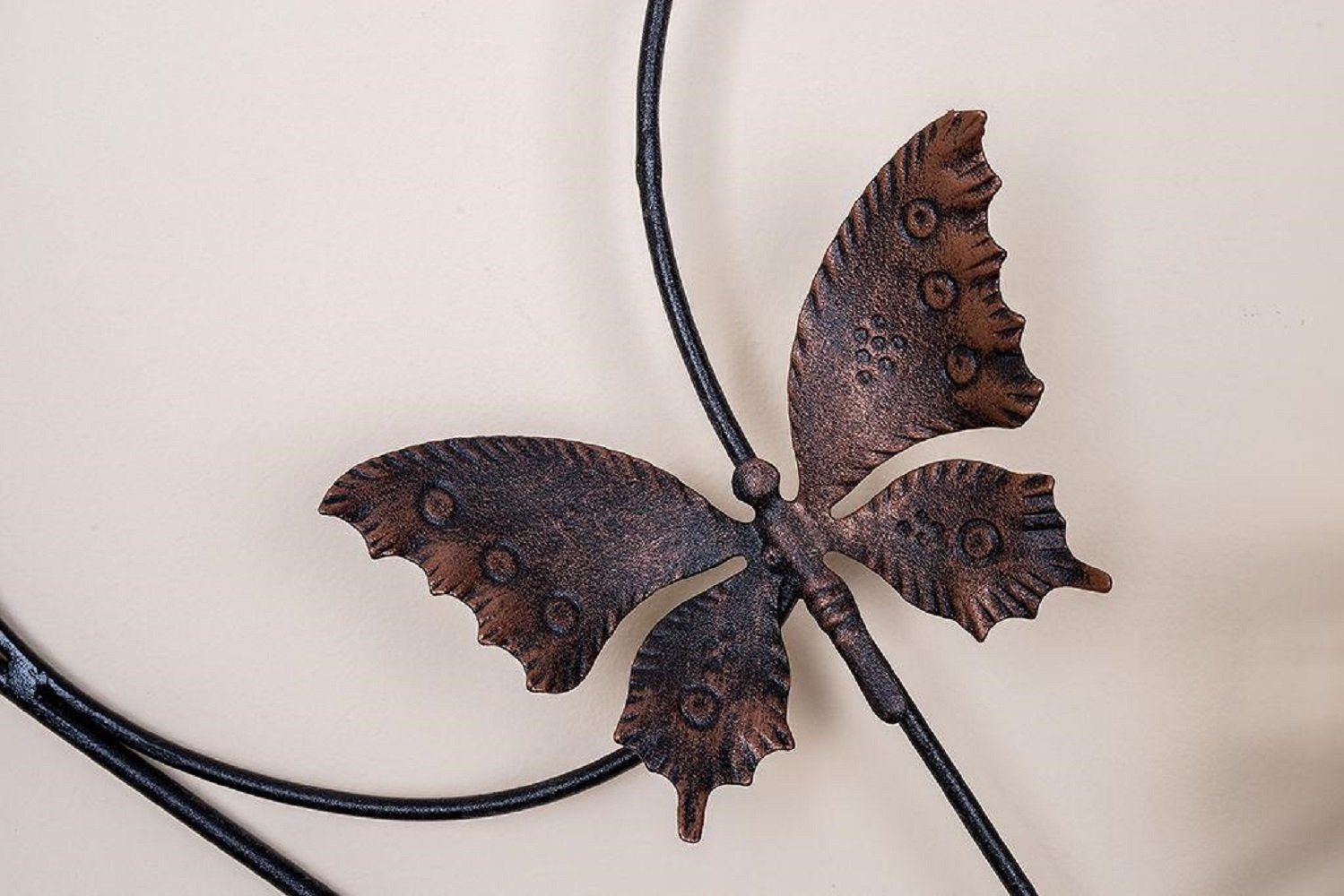 DanDiBo Teelichthalter Herz 39 cm Schwarz Wandteelichthalter Metall Wandleu günstig online kaufen