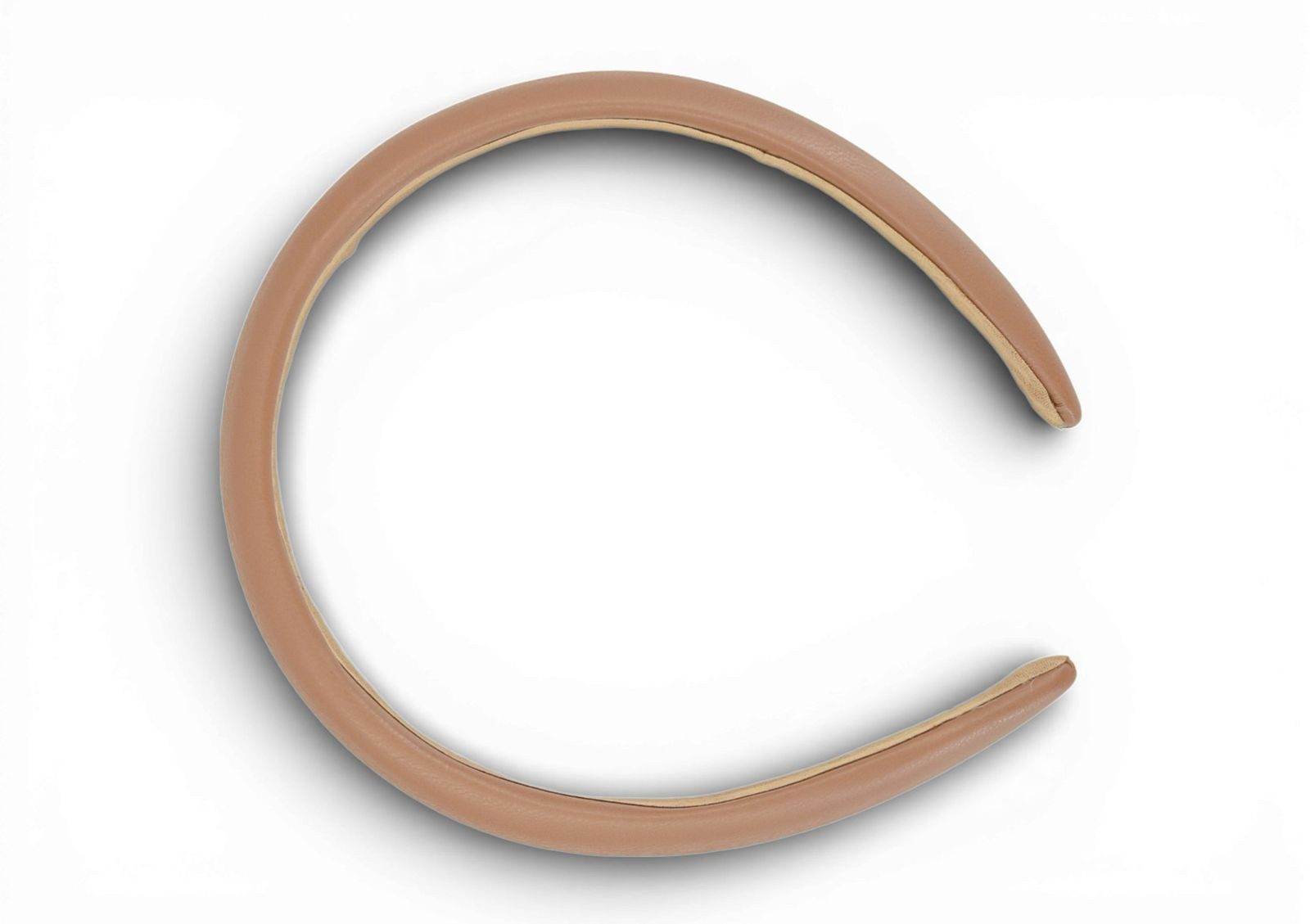 styleBREAKER Haarband, 1-tlg., Haarreif Kunstleder Optik Breit