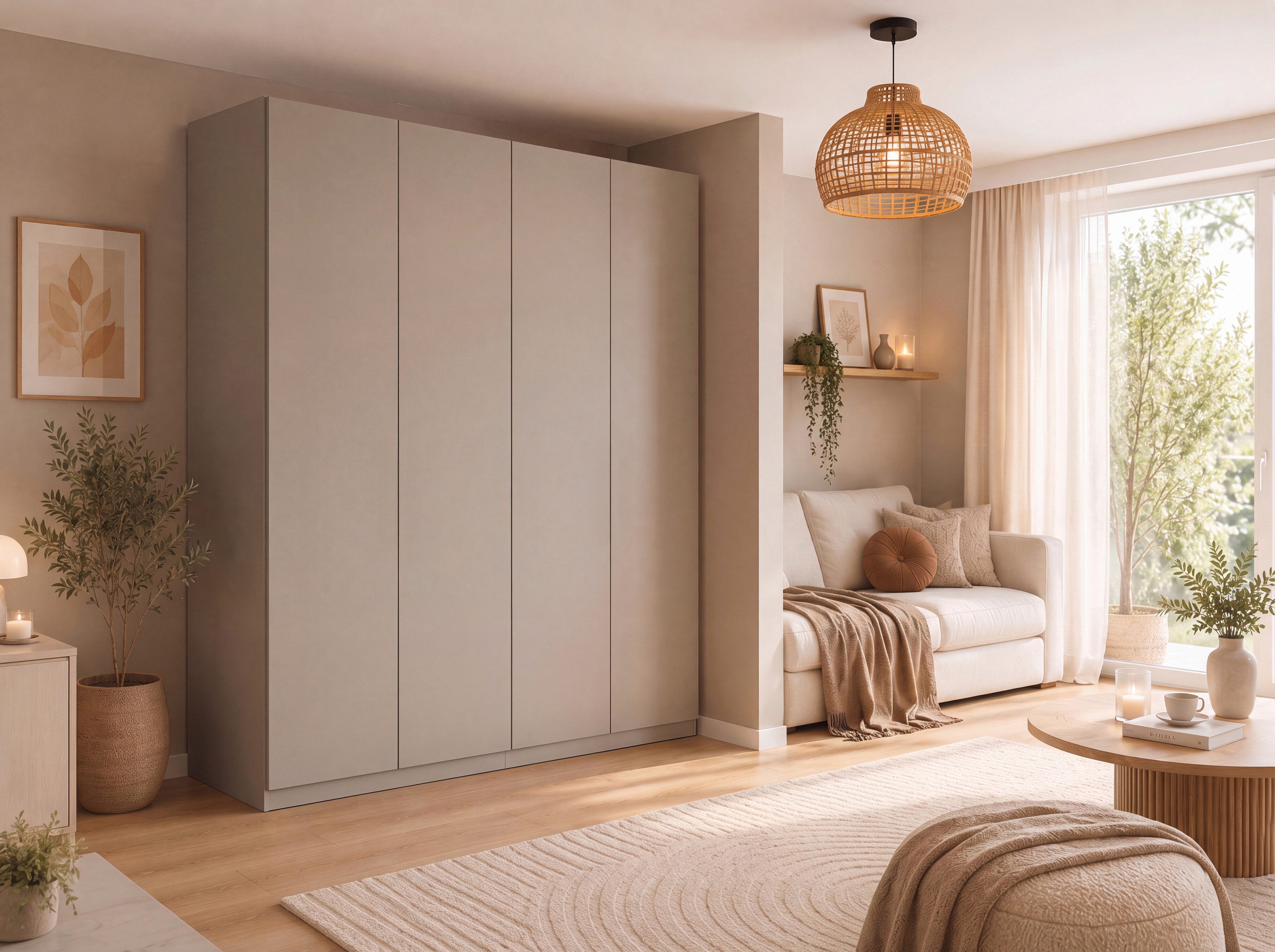 rauch Kleiderschrank Schlafzimmer Garderobe Kinderzimmer WELTNEUHEIT ELVIK by rauch-ONE (3 Ausstattungsvarianten - Breiten 47-405 cm, Höhen 187/212/231 cm) PATE – Bild 2 von 5