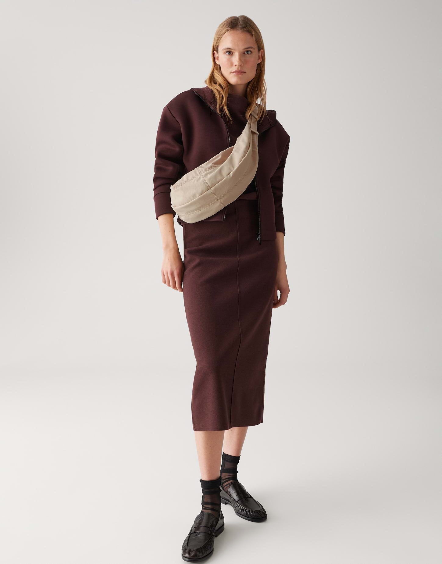 OPUS Umhängetasche ALOME im Halfmoon Shape, one size, Halbmond-Form