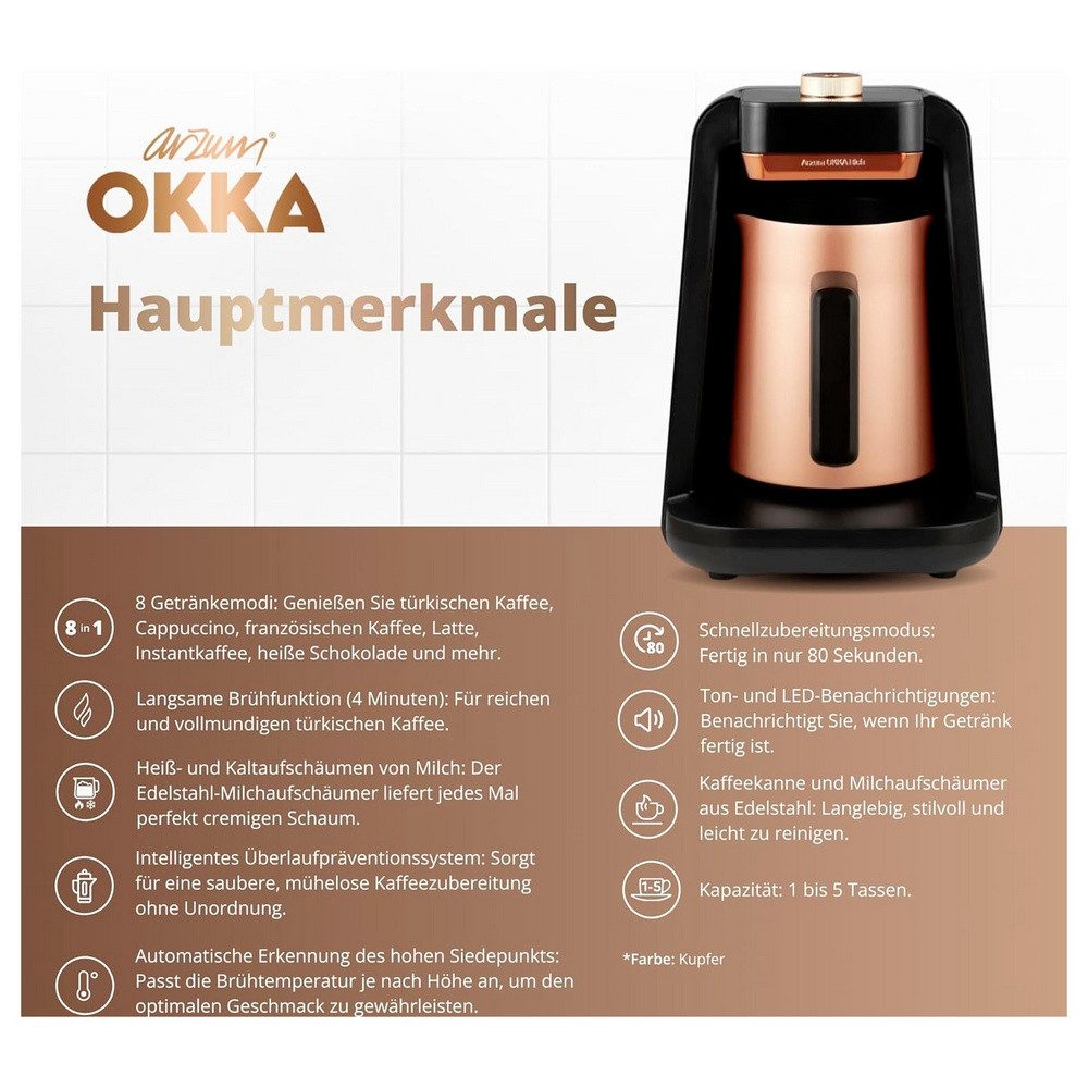 Arzum Filterkaffeemaschine OK0026-B
