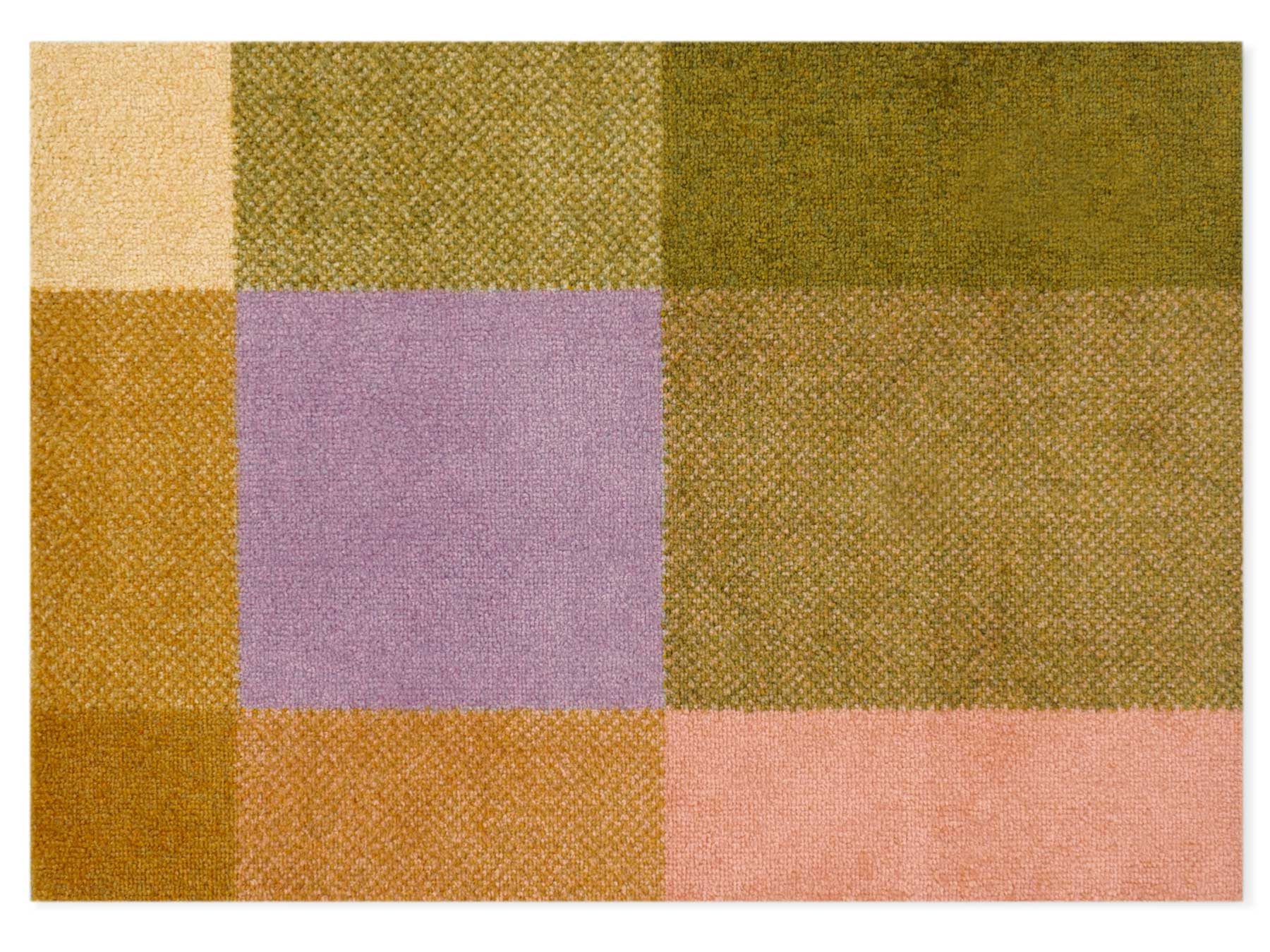 Heymat Fußmatte Fußmatte 60x85 Mix grün, Eingangsmatte normal, Höhe: 600 mm