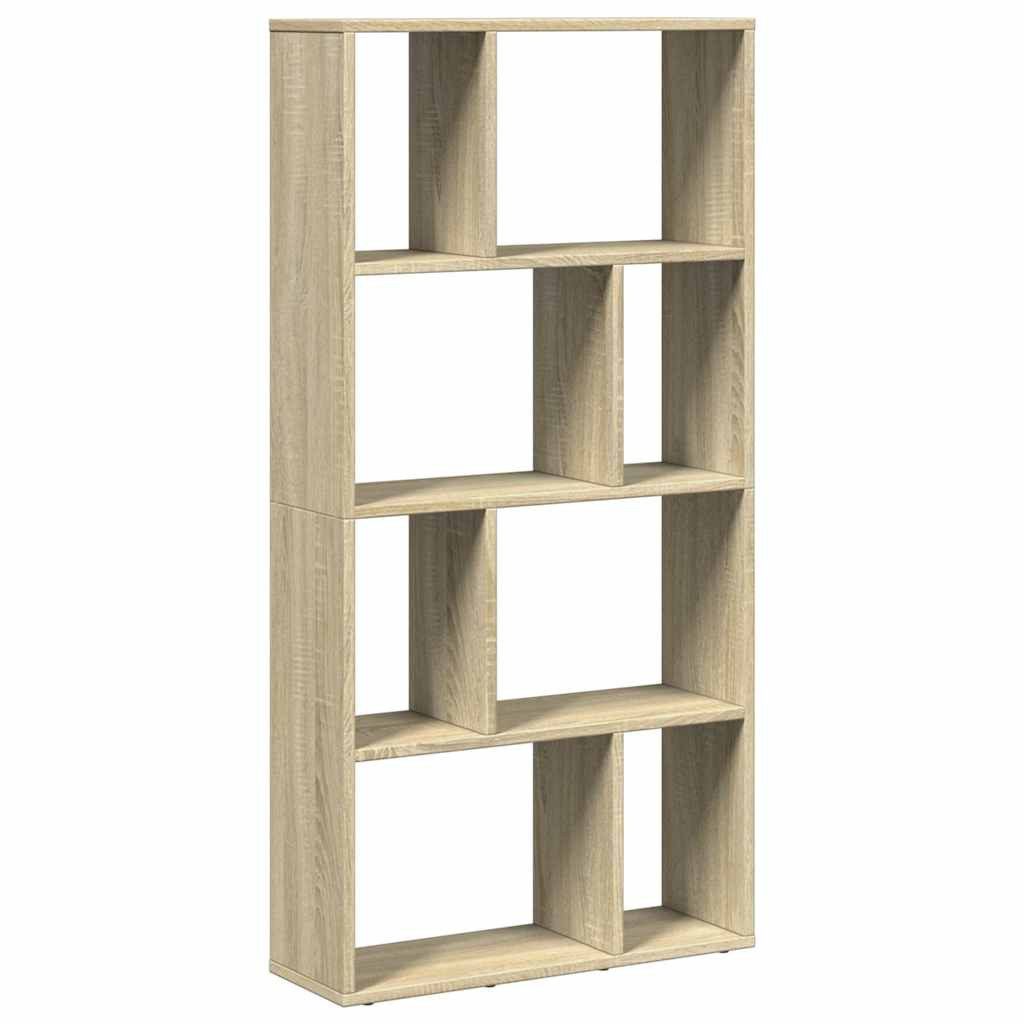 vidaXL Bücherregal Bücherregal Sonoma-Eiche 60x20x120,5 cm Holzwerkstoff, 1-tlg.
