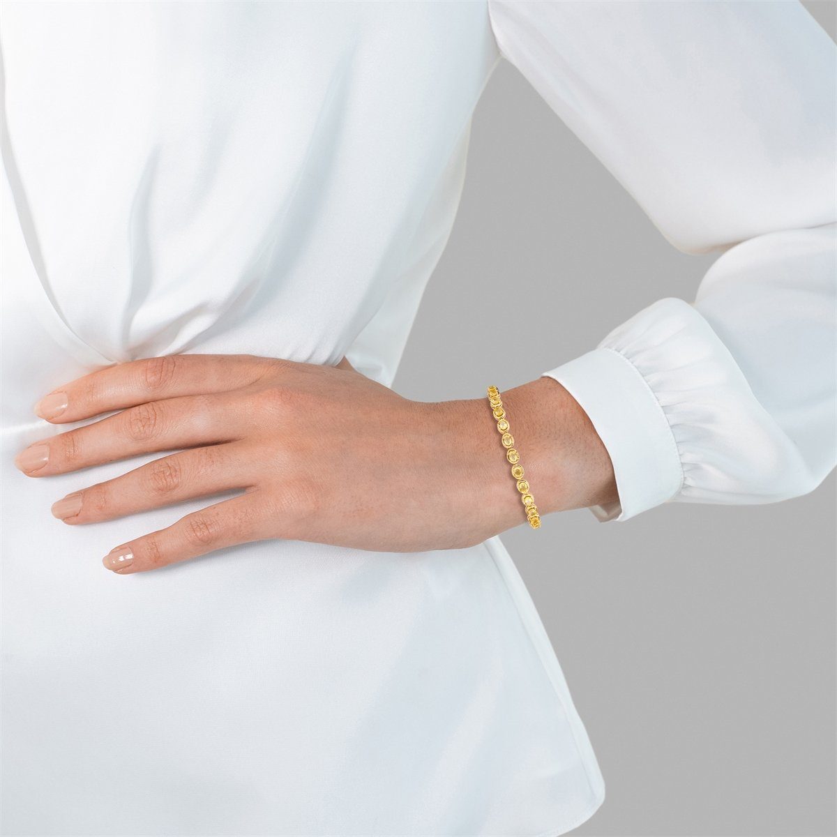 Rafaela Donata Armband gelbgold, Sterling aus Silber