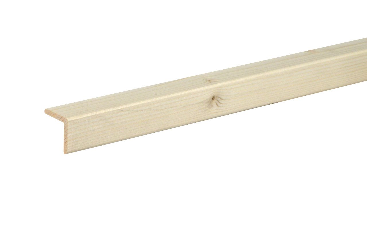 FN Neuhofer Sockelleiste Neuhofer Winkelleiste 240 cm 28 x 28 mm Fichte