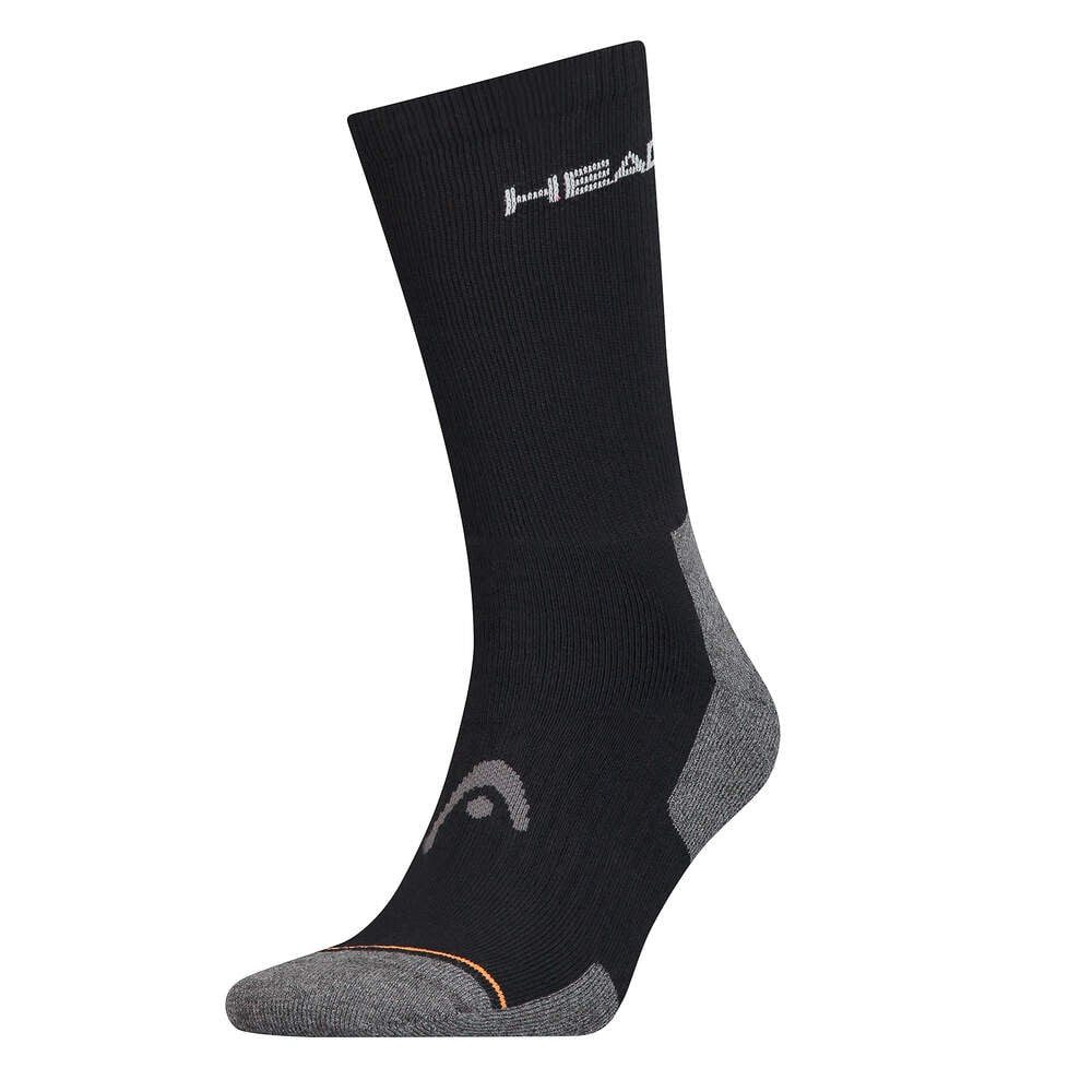 Head Tennissocken Athletes Crew 1P (Baumwolle-Mischung) schwarz Herren - 1 Paar