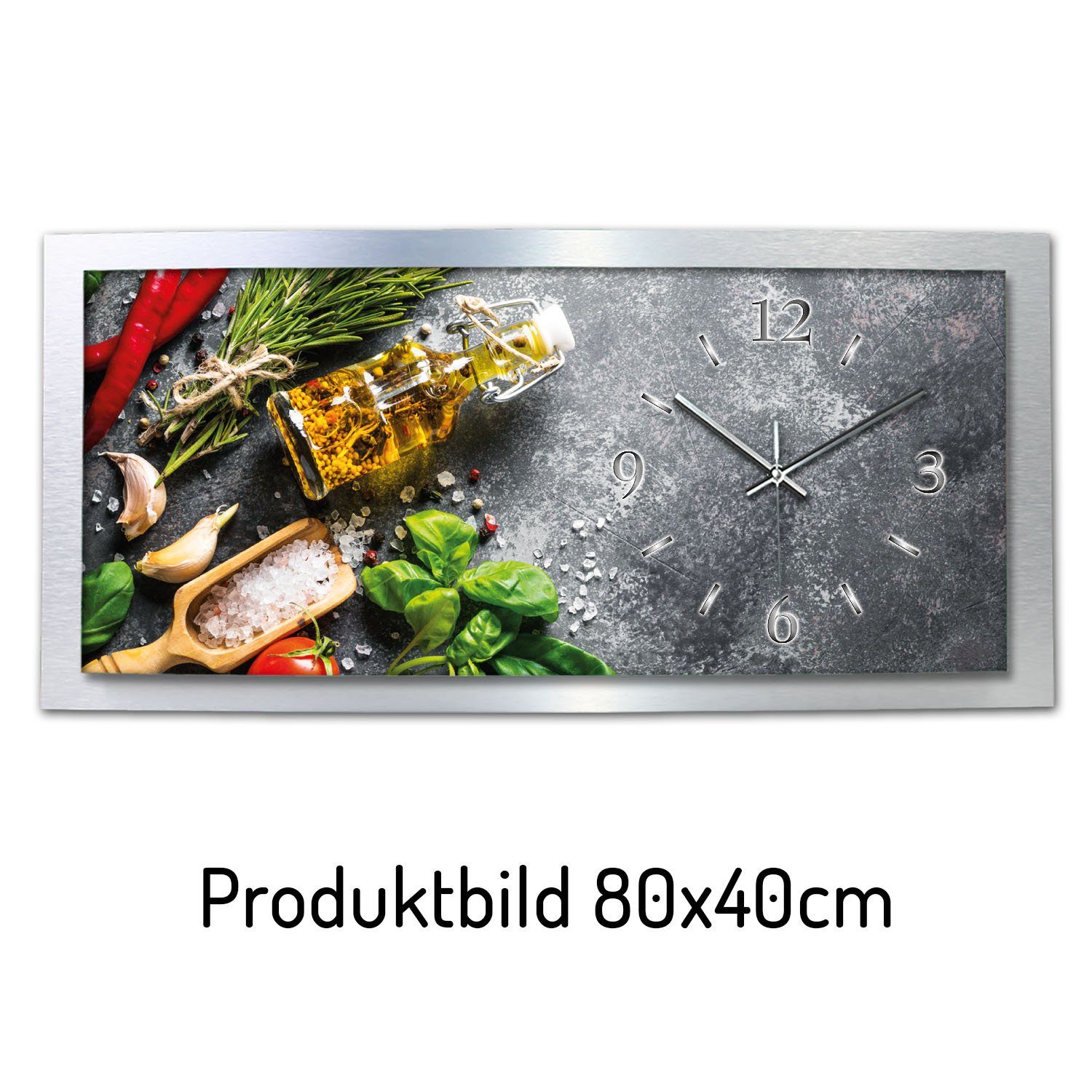 Kreative Feder Funkwanduhr 3D Designer-Wanduhr „Frische günstig online kaufen