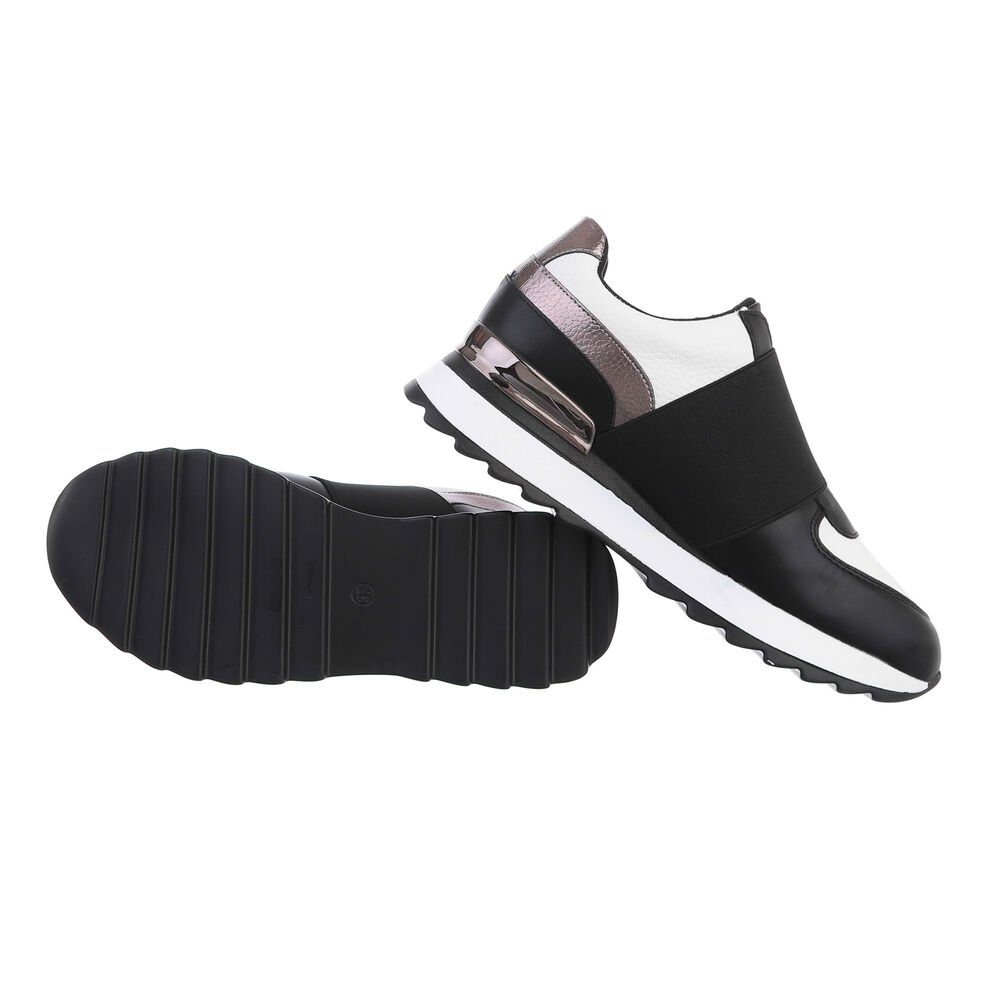 Ital-Design Damen Low-Top Freizeit Sneaker Keilabsatz/Wedge günstig online kaufen