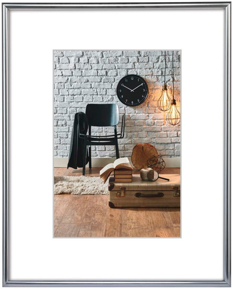 Homedecoration Bilderrahmen Amsterdam – 24x34 Cm, Kunststoffrahmen Mit Bruchsicherem Kunstglas, Weiß
