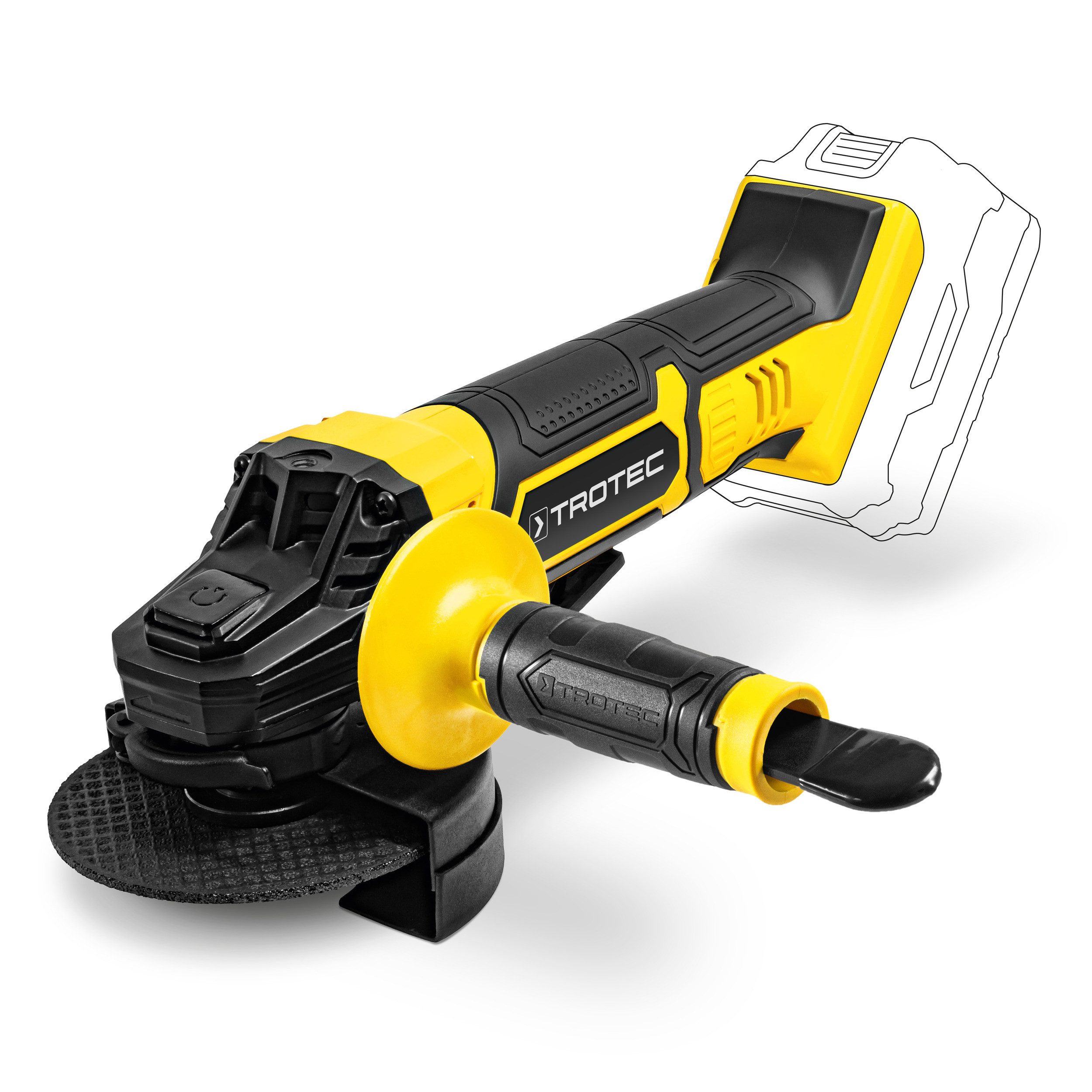 TROTEC Akku-Winkelschleifer Akku-Winkelschleifer PAGS 21-115 NB, Akku nicht günstig online kaufen