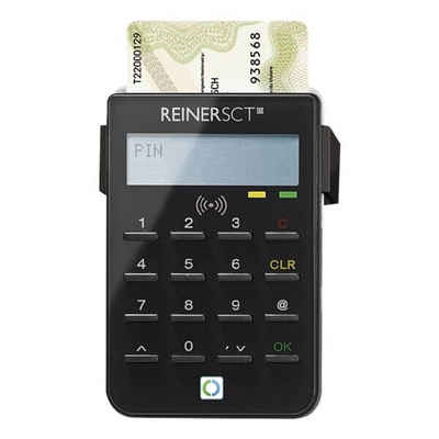 REINER RFID-Kartenleser cyberJack RFID standard, Standardlesegerät für nPA, RFID-/Bank-/Sigantur-/Gesundheitskarten