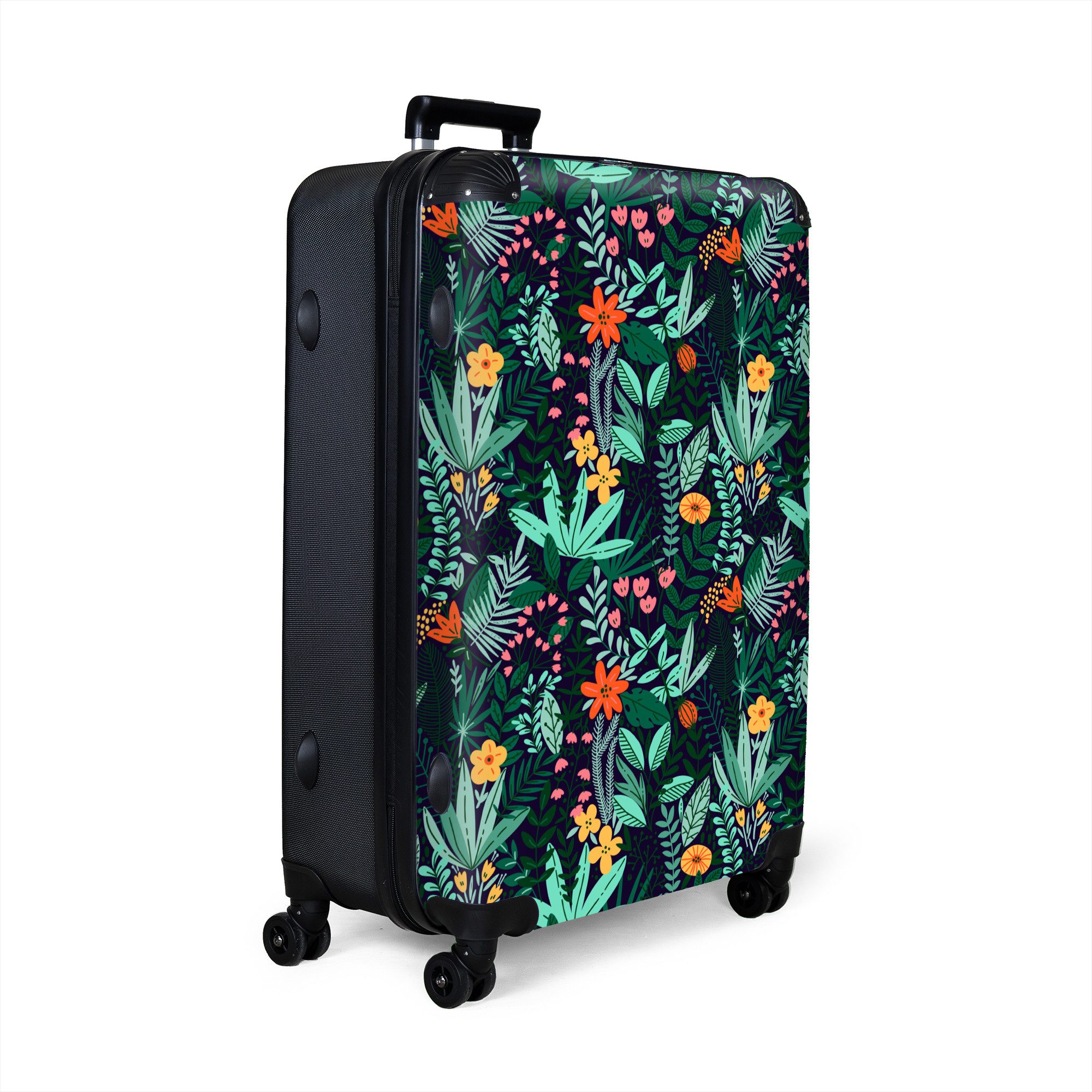 NoBoringSuitcases.com© Hartschalen-Trolley Pflanzen - Blumen - günstig online kaufen