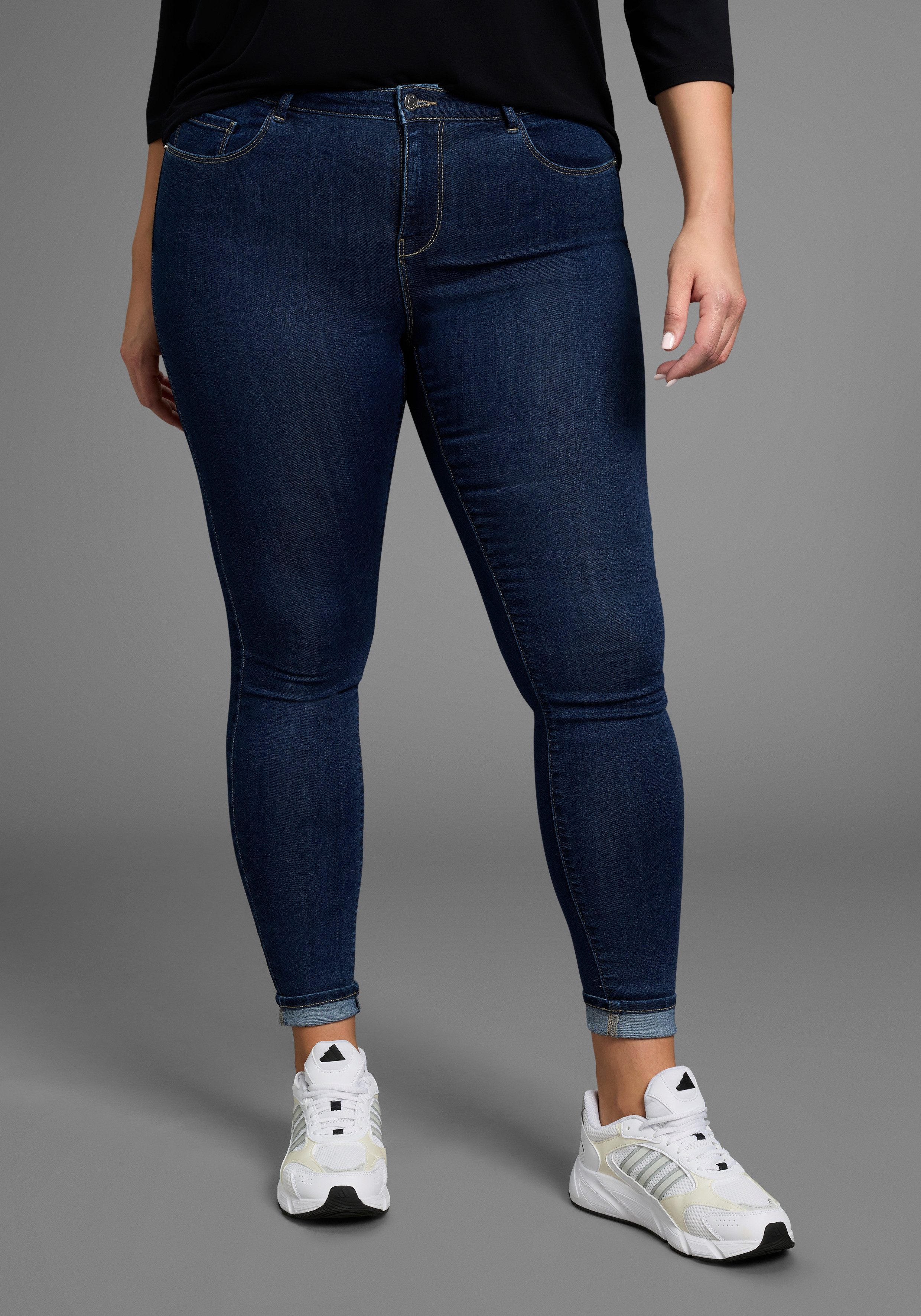ONLY CARMAKOMA Skinny-fit-Jeans CARTHUNDER PUSH UP günstig online kaufen