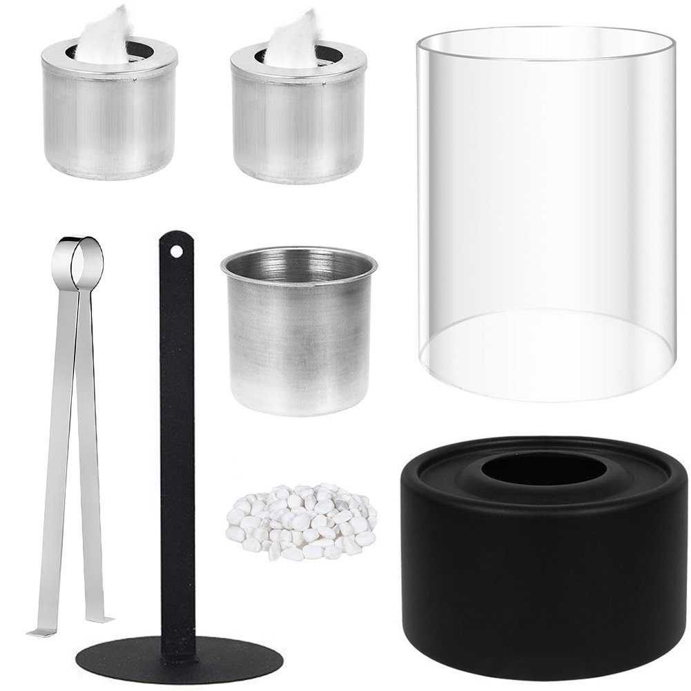 OSTWOLKE Tischfeuer Bioethanol Kamin Tischkamin für Indoor & Outdoor Tragba günstig online kaufen