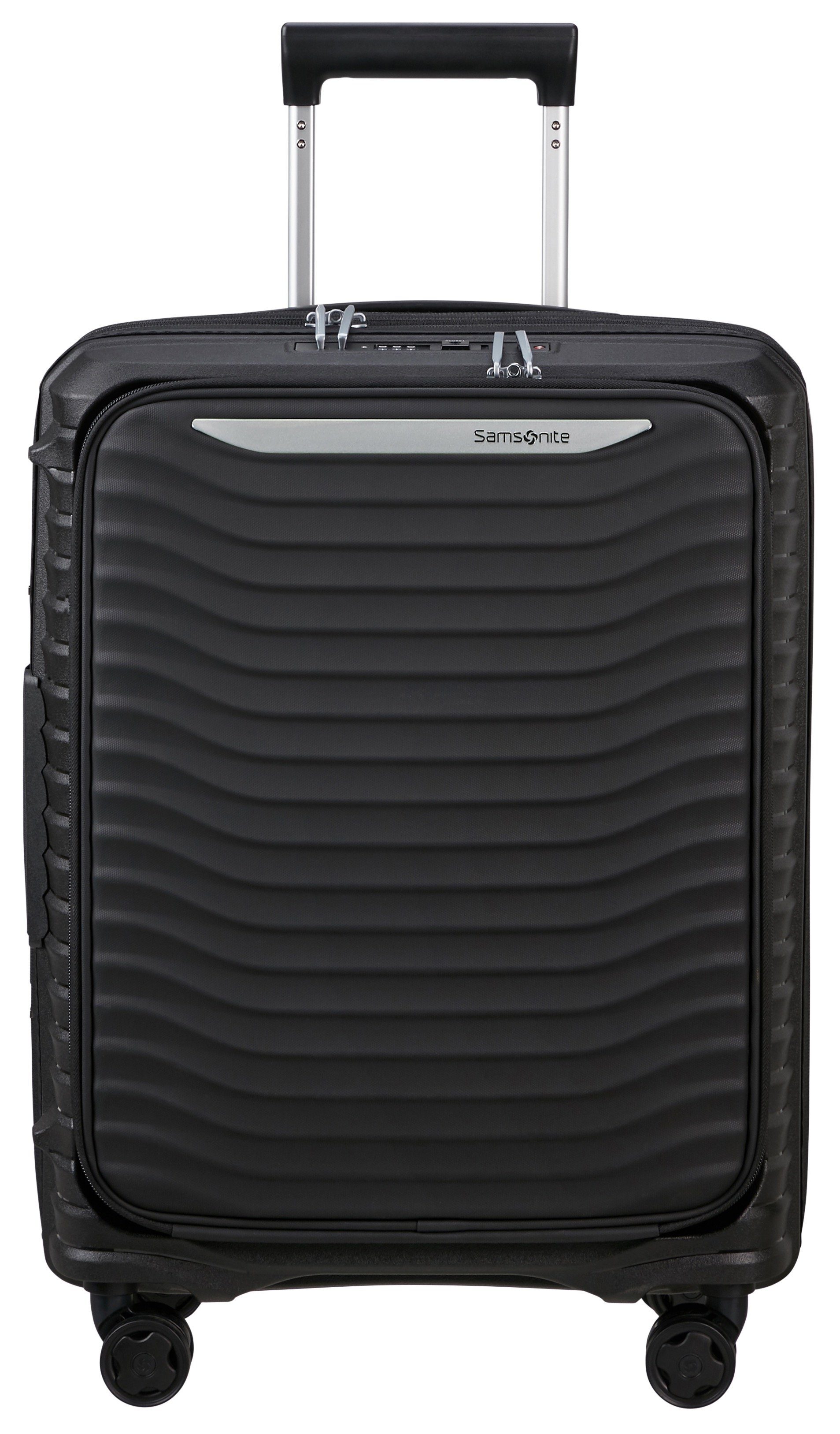 Samsonite Hartschalen-Trolley UPSCAPE 55 mit Frontfach, 4 Rollen, Easy-Access-Frontfach Handgepäck Hartschalenkoffer TSA-Zahlenschloss