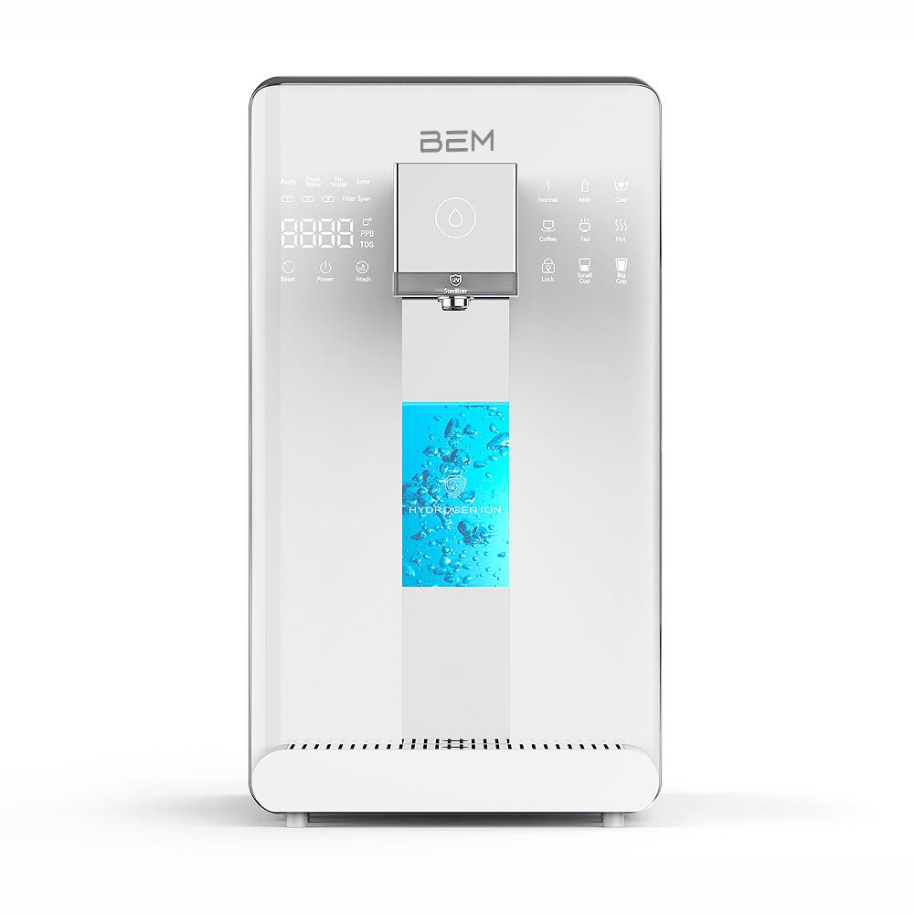 BEM Wasserfilter IDA Wasserstoff-Ionisator für Trinkwasser, Umkehrosmose Temperatureinstellung 10-100°C Hydrogen Elektrolyse