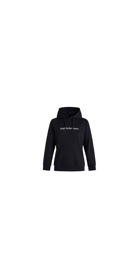 Peak Performance Kapuzensweatshirt M Ground Hood-BLACK BLACK BEAUTY