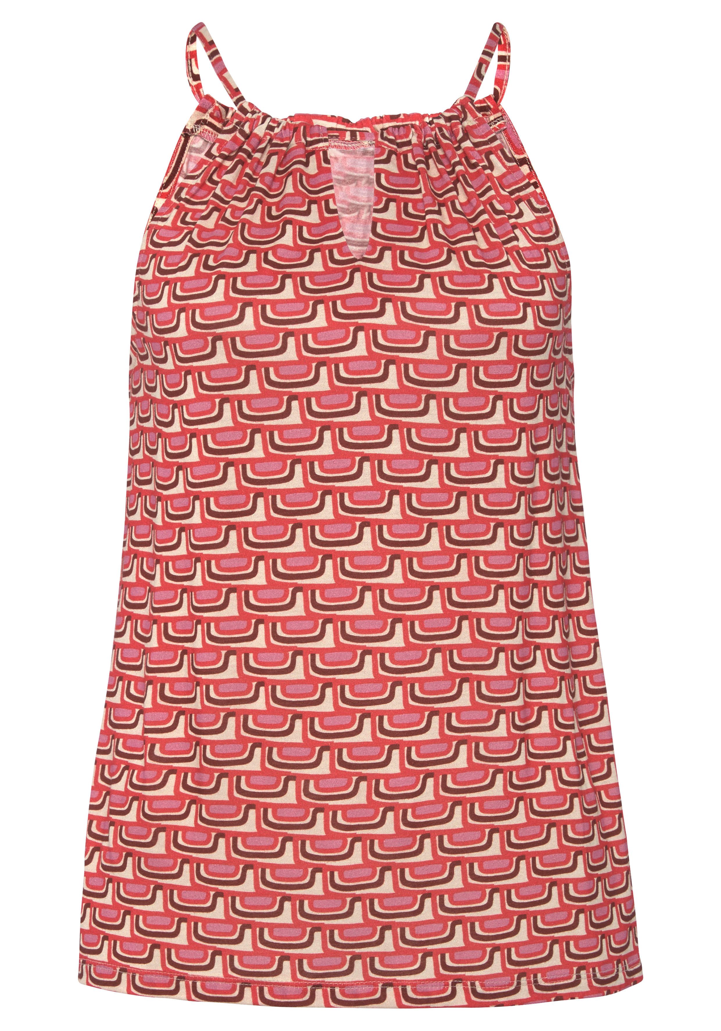 Vivance Strandtop mit Retroprint, sommerliches Damentop. Reduzierter Preis € 22,99. Unverbindliche Preisempfehlung € 29,99