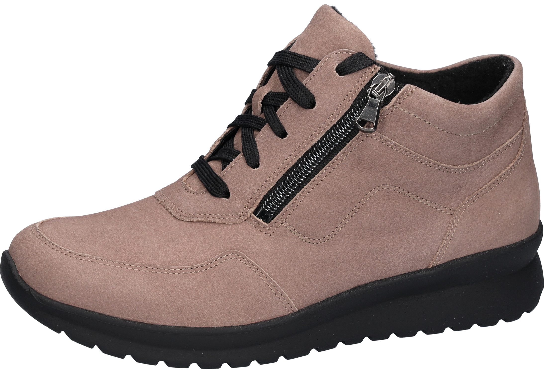 Waldläufer K-Sunny Stiefelette Komfortboots, Bequemschuh in K-Weite = extraweit, mit Reißverschlüssen