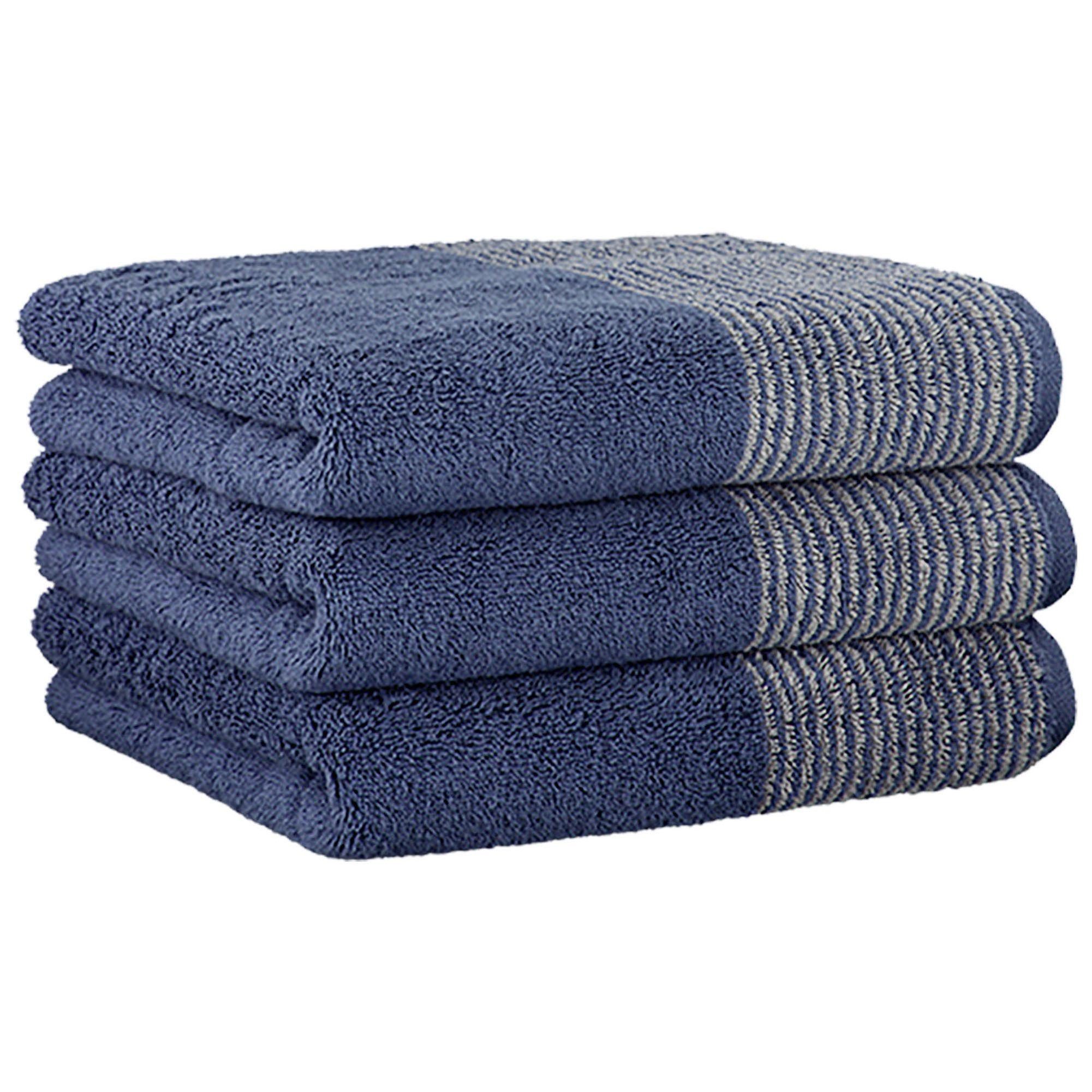 Cawö Gästehandtücher Unisex Gästetuch 3er Pack günstig online kaufen