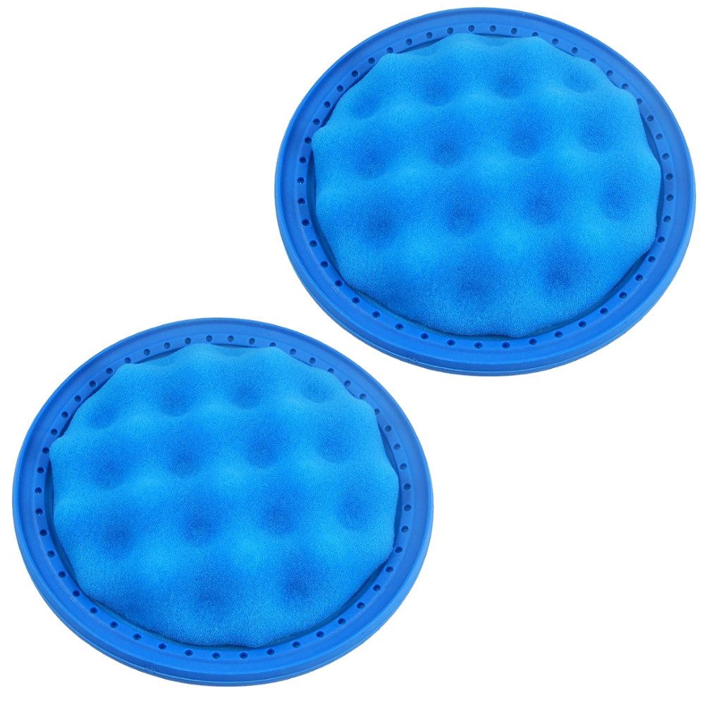Trade-Shop Ersatzfilter Schaumfilter 2x passend für Samsung SC20F70HB VC20F70HNBN/SW, Zubehör für Samsung DJ63-01285A, VCA-VM50P - Ersatzteil für Staubsauger, Filter-Einlage / Staubsaugerfilter / Filtereinsatz; 14cm Durchmesser