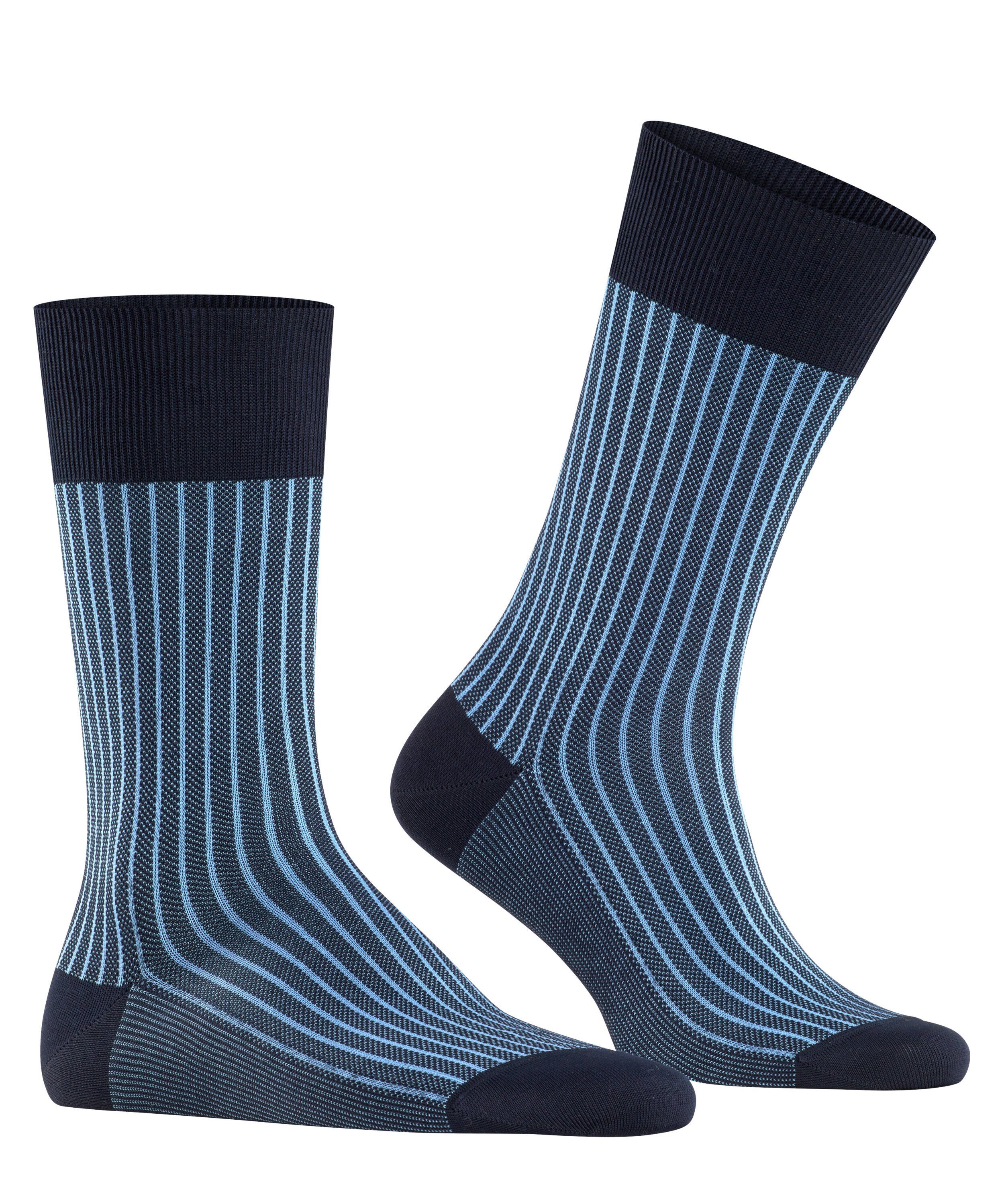 navy Stripe Oxford Socken dark (1-Paar) (6375) FALKE