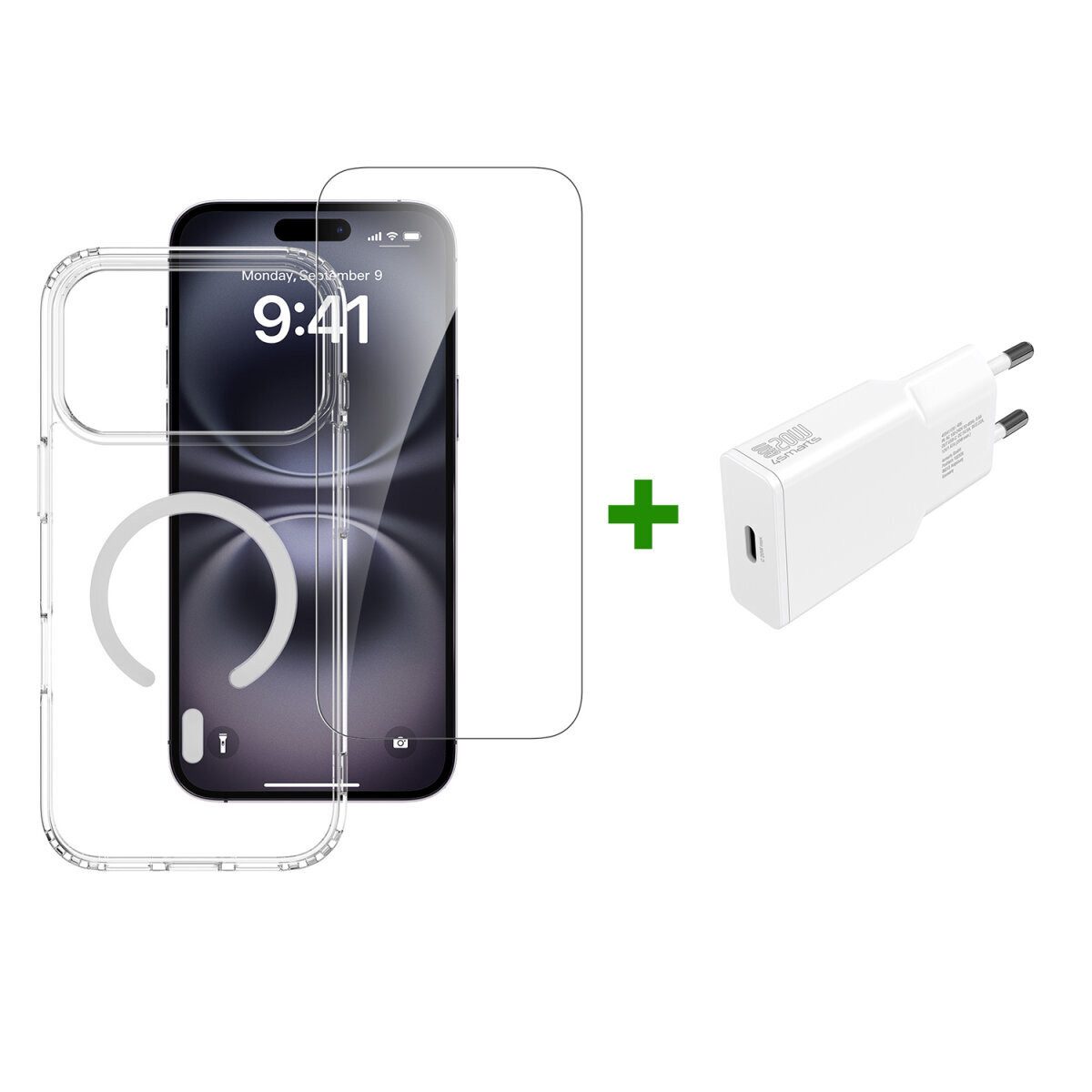 4smarts Handyhülle 3in1 Premium Starter Set, für iPhone 17 Pro Max