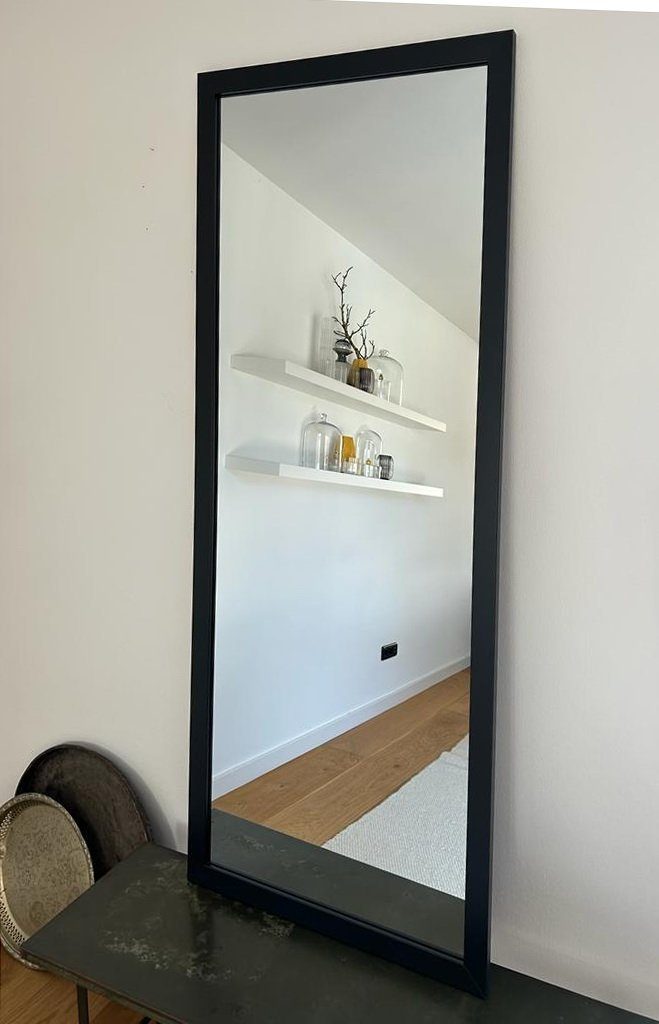 / / MDF, x schwarz 160 x Farbe x Wandspiegel 160 40 cm Holz Spiegel Ganzkörperspiegel Leni 40 50 150 cm Your-Homestyle