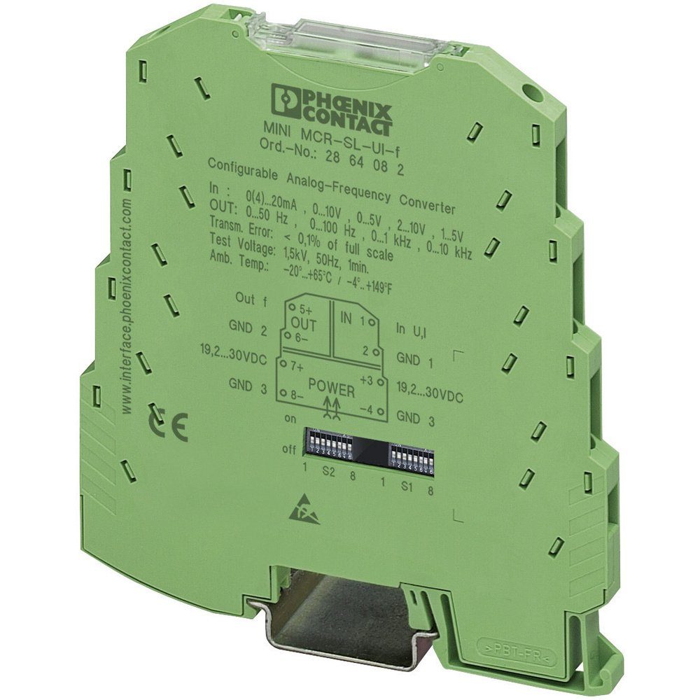 Phoenix Contact Sensor Konfigurierbarer Analog-Frequenzumwandler Phoenix Contact MINI MCR-SL-, (MINI MCR-SL-UI-F)