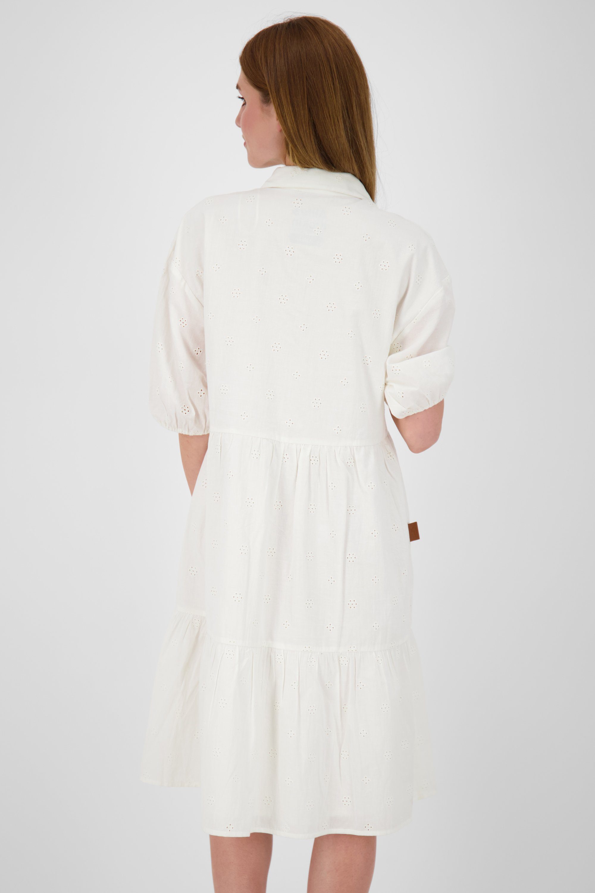 white Alife Kickin E Dress & SalomeAK Jerseykleid Sommerkleid, Kleid Damen