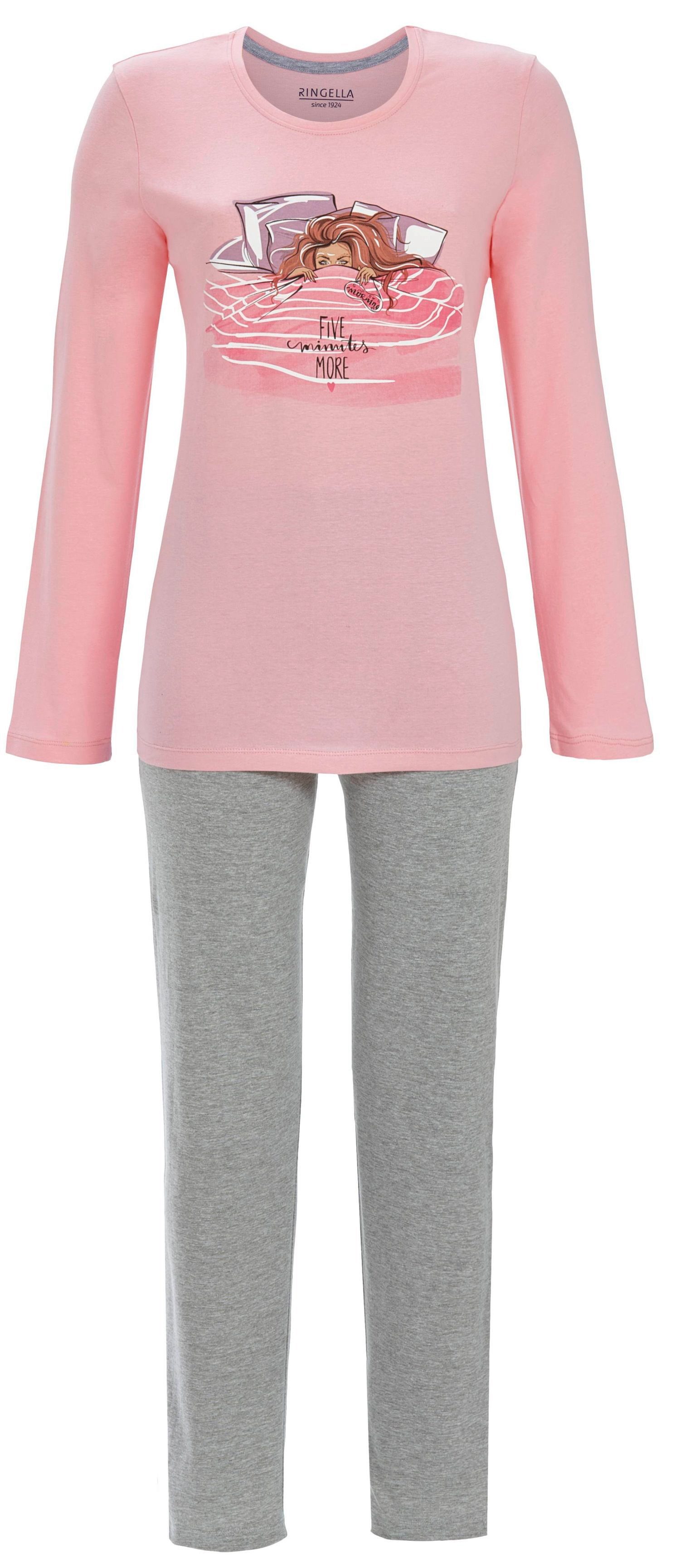 Ringella Schlafanzug Damen Pyjama mit langem Arm (2 tlg) Modisches Design günstig online kaufen