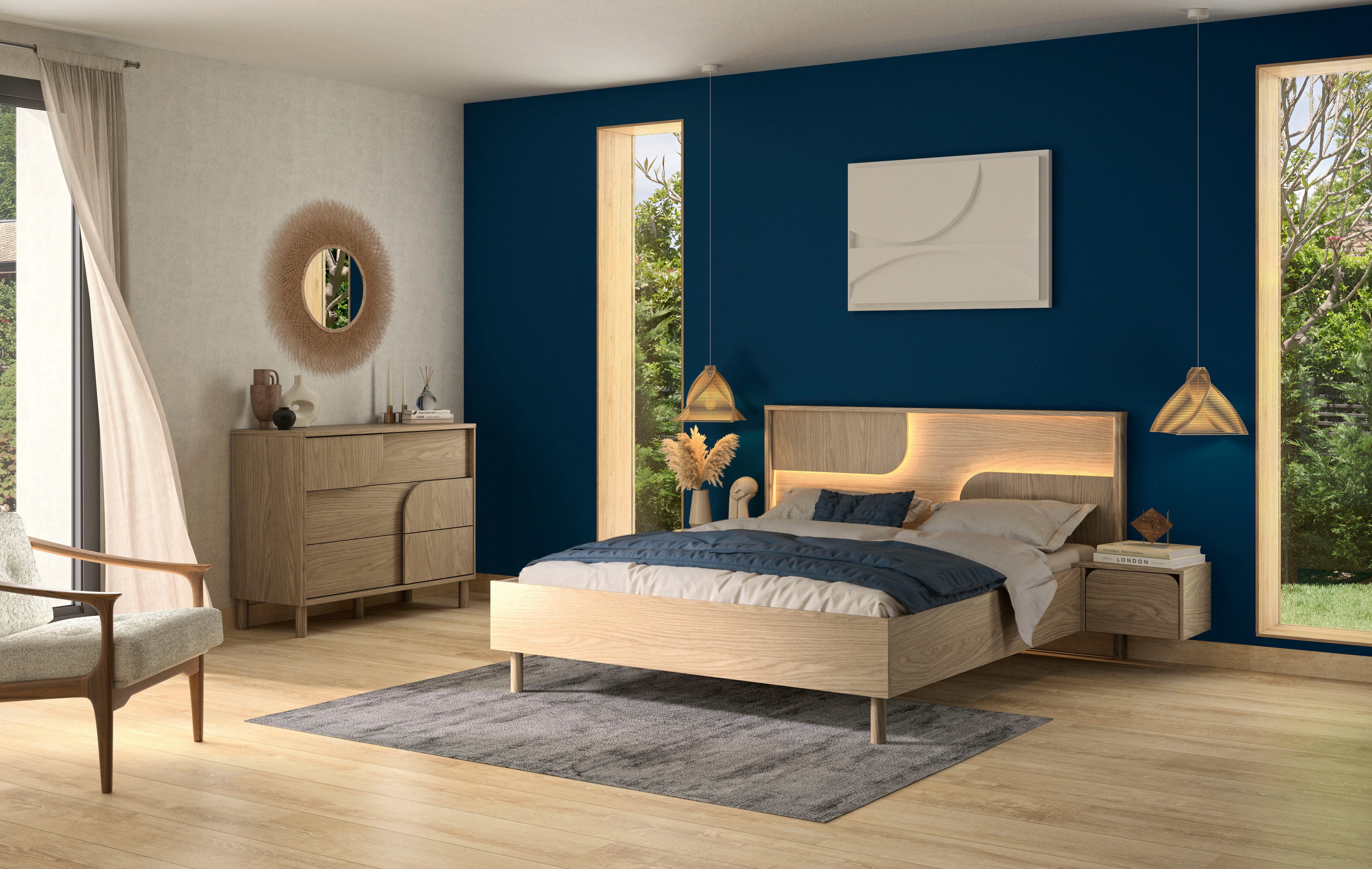 Gami Nachtschrank GALYS Nachtschrank Eleganter Nachttisch