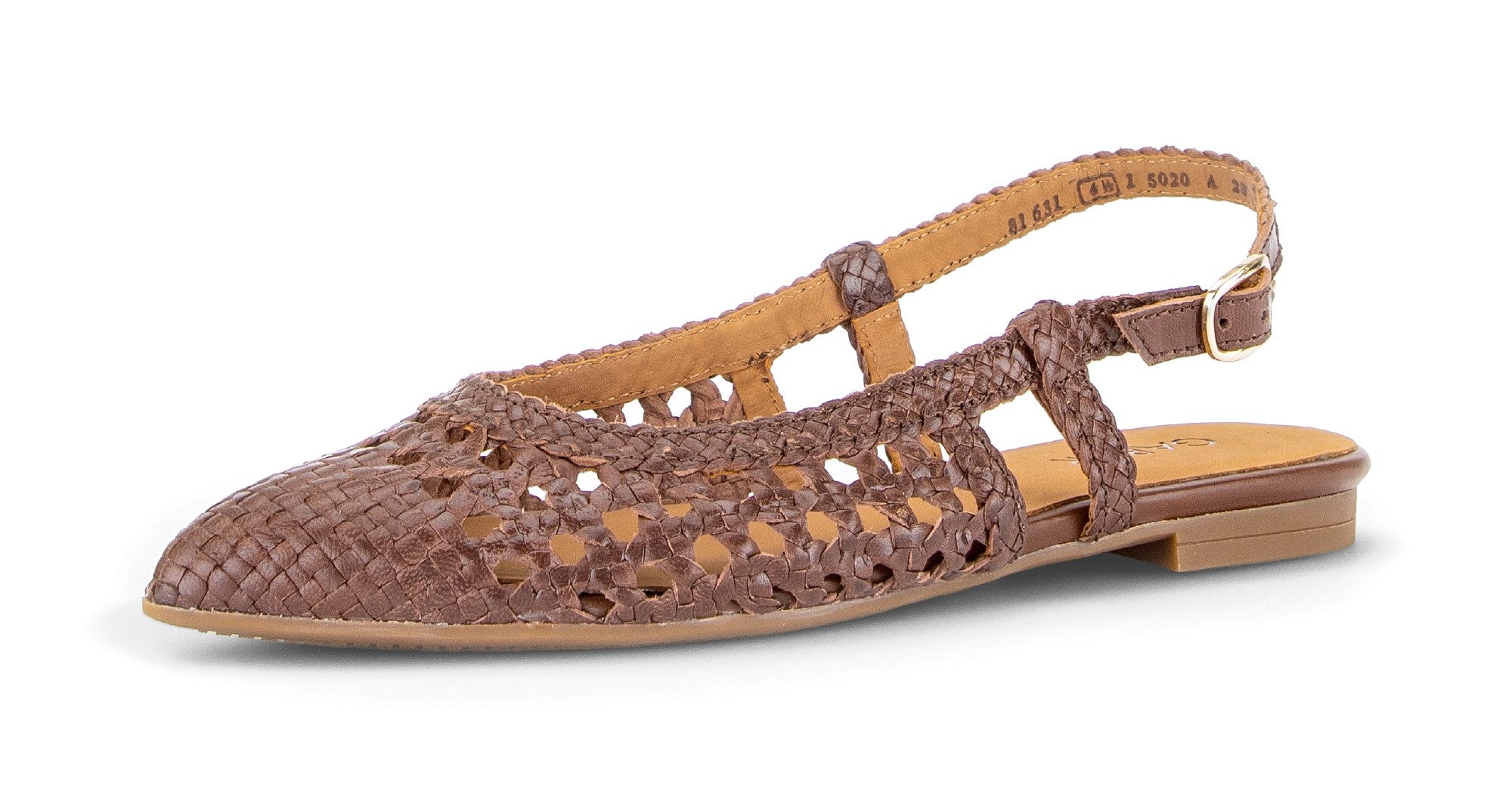 Gabor Slingpumps, Blockabsatz, Sommerschuh in modischer Flechtoptik