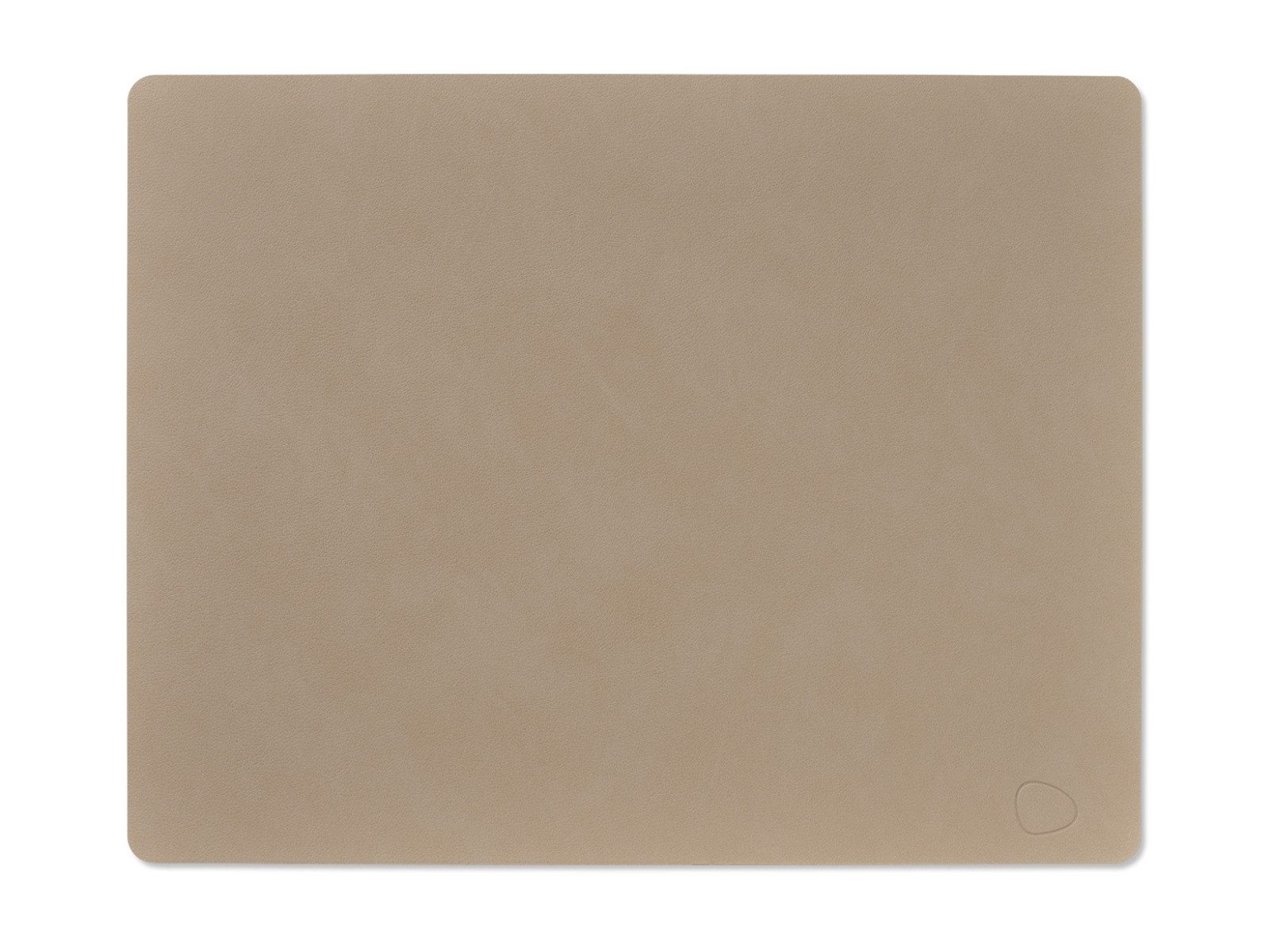LIND DNA Platzset Nupo Tischset Square L clay brown 35x45cm