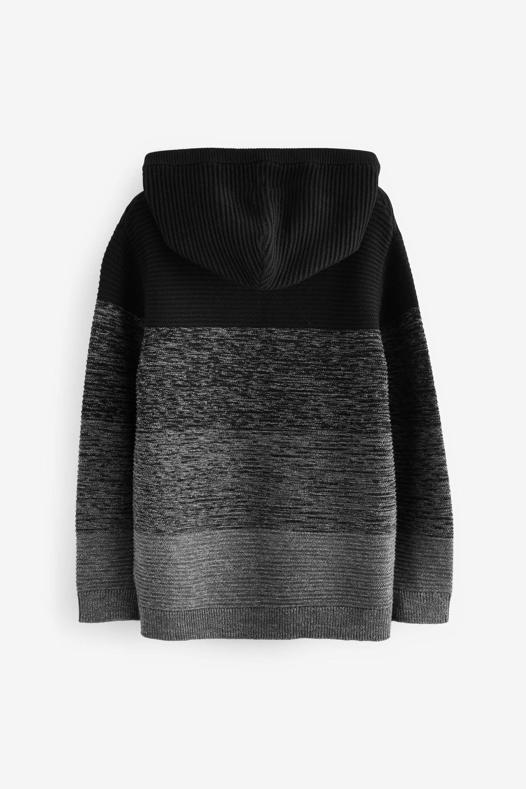 Next Kapuzenpullover Gestricktes Hoodie aus 100 % Baumwolle (1-tlg) – Bild 2 von 3