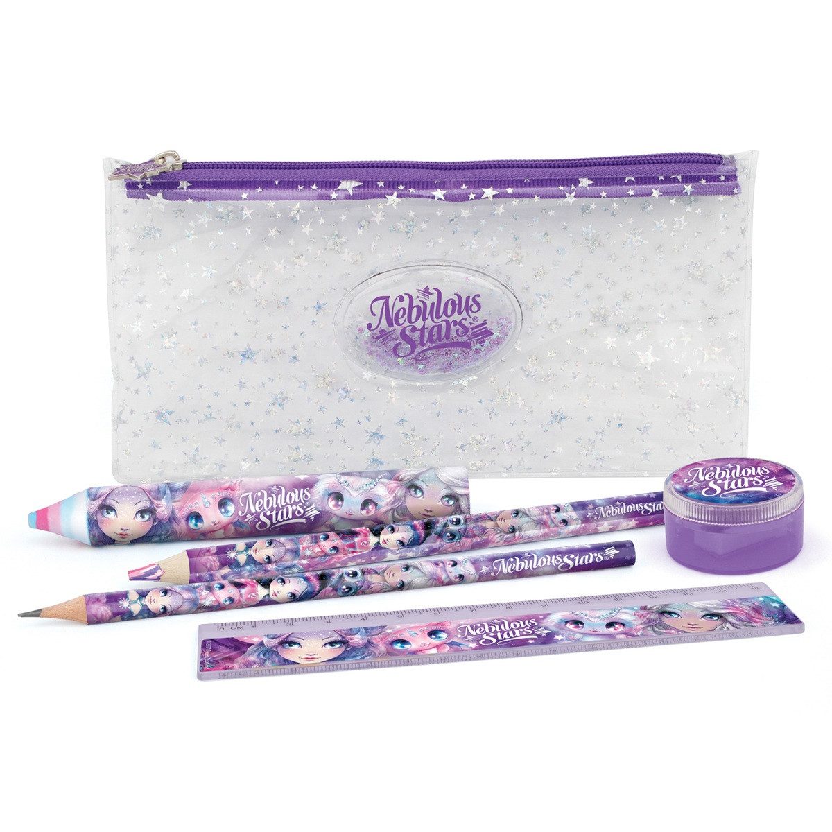 Toynamics Europe Federmäppchen Faulenzer Set Nebulous Stars 6 Teile