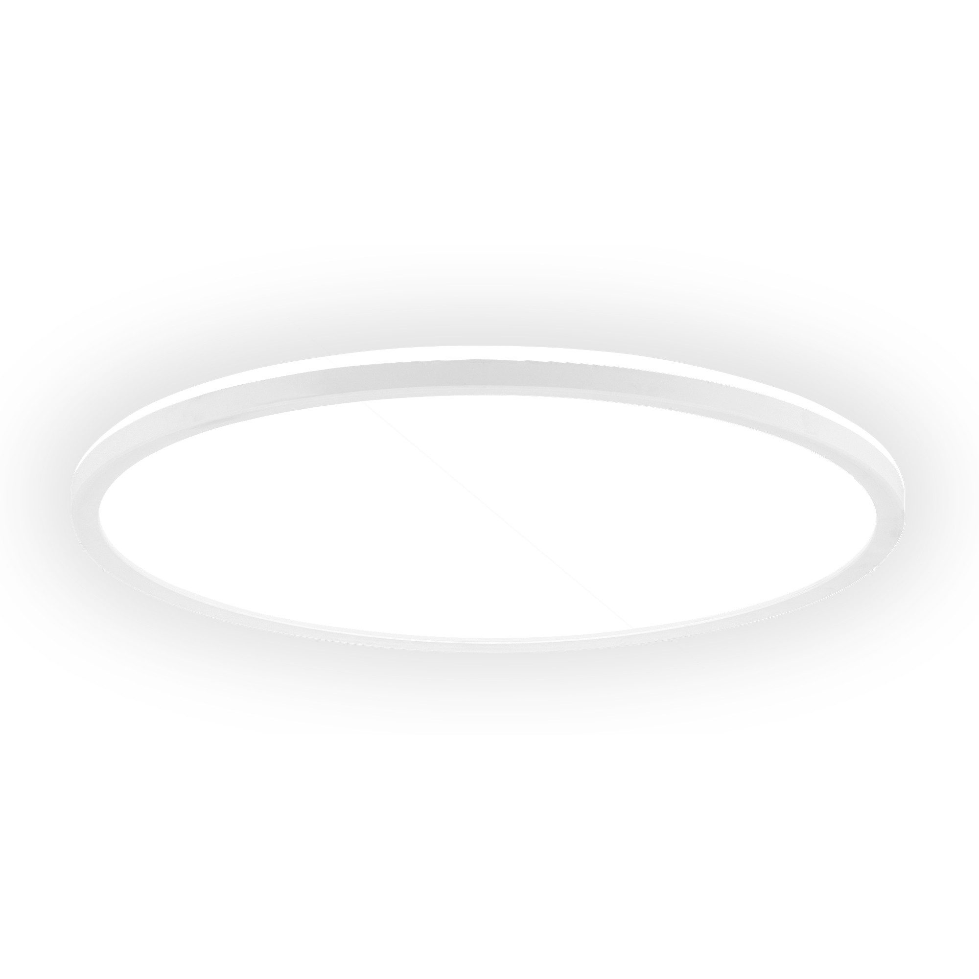 B.K.Licht LED Deckenleuchte Panel Flach 30mm Backlight Effekt LED Deckenlampe Wohnzimmer, LED fest integriert, 4000K - Neutralweiß, versch. Größen & Farben, Badezimmer, Küche, Wohnzimmer, Kinderzimmer