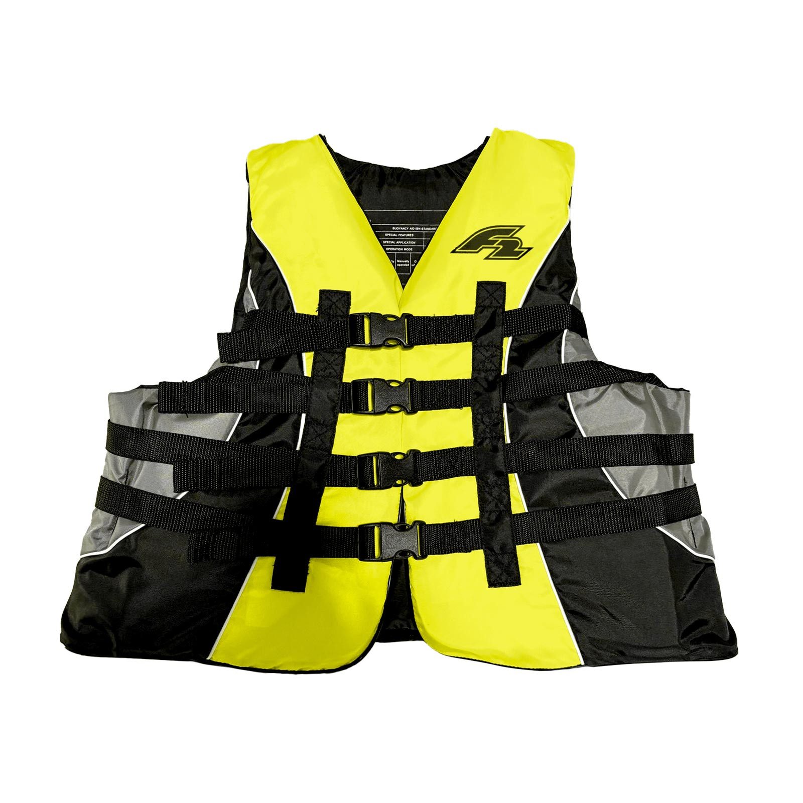 Schwimmweste F2 SUP Weste Protection Vest Auftriebsweste Schwimmweste L Gelb 2025
