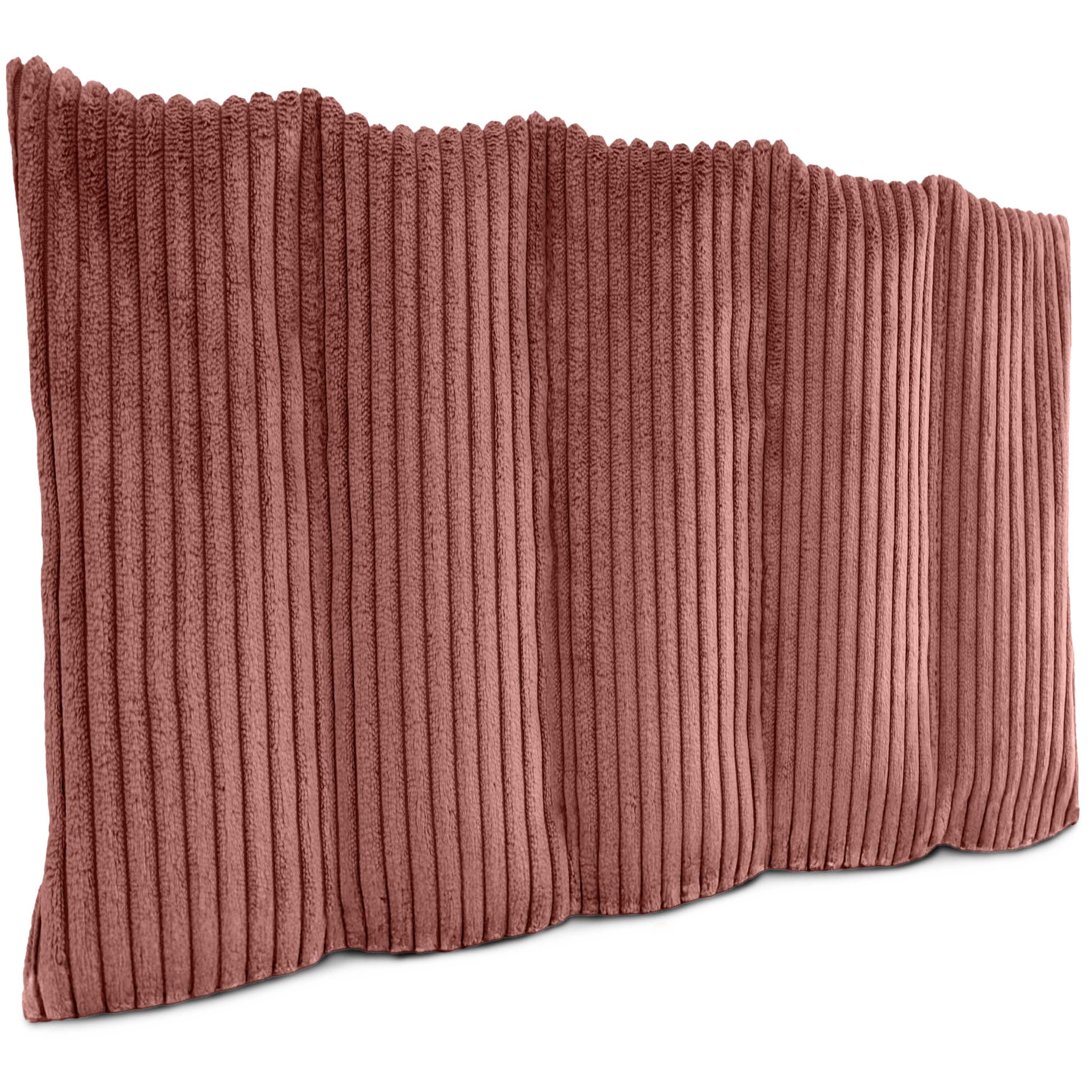 Amilian Kirschkernkissen 55x20 cm - Körnerkissen 100 % Kirschkernen - Wärmekissen Kältekissen, ideal für Rücken, Nacken, Schulter, Bauch, Kirschkernkissen für Mikrowelle, Körnerkissen