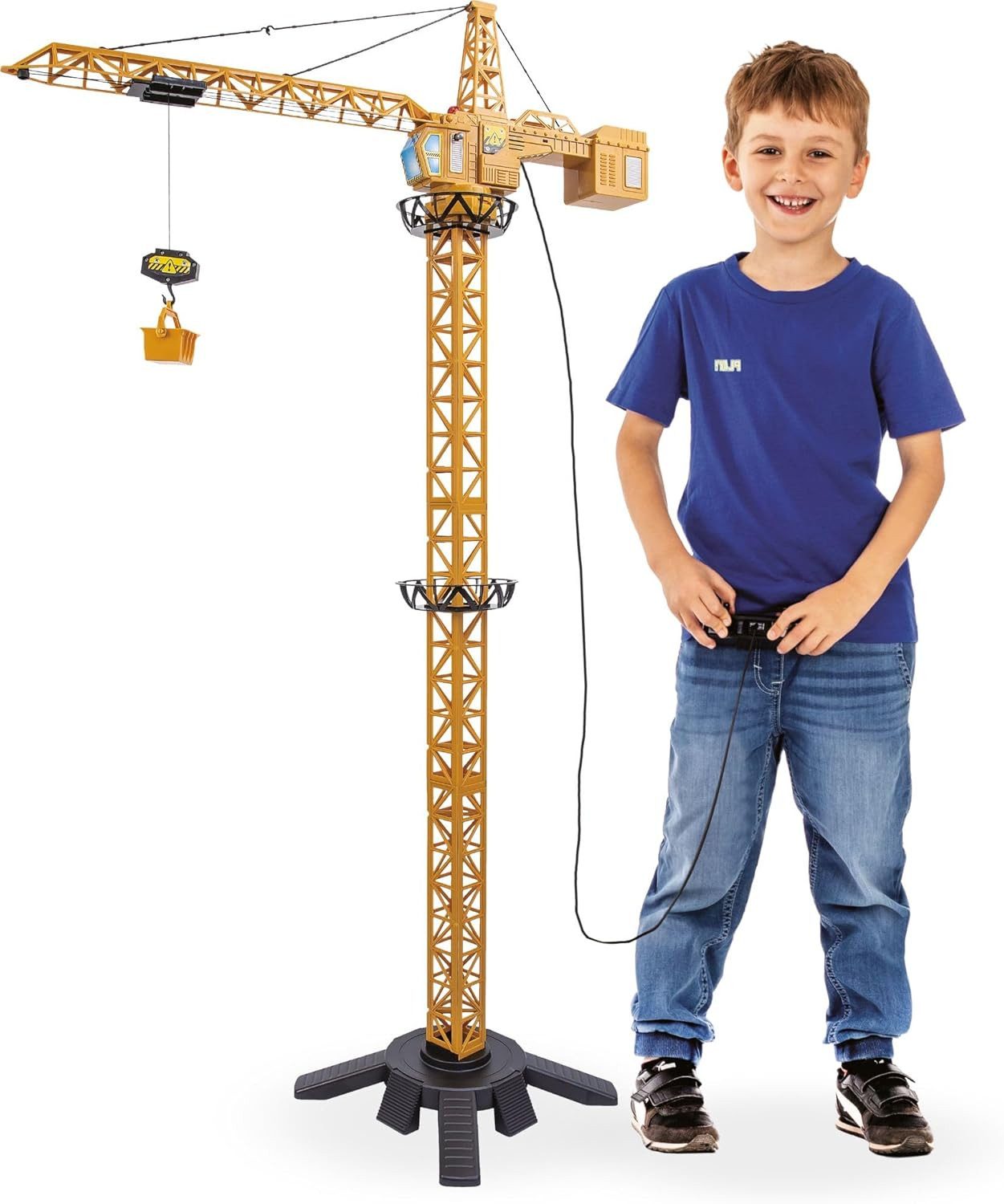 Vedes Spielzeug-Auto Racer Fernlenk-Mega Kran 126cm - 360° Drehung mit Fern günstig online kaufen