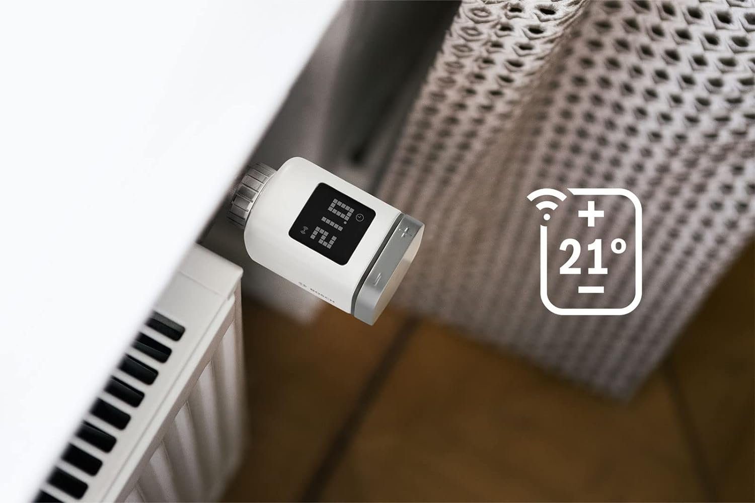 BOSCH Heizkörperthermostat Smart BTH-RA, (Packung, 1 St., 1x Heizkörper-Thermostat)
