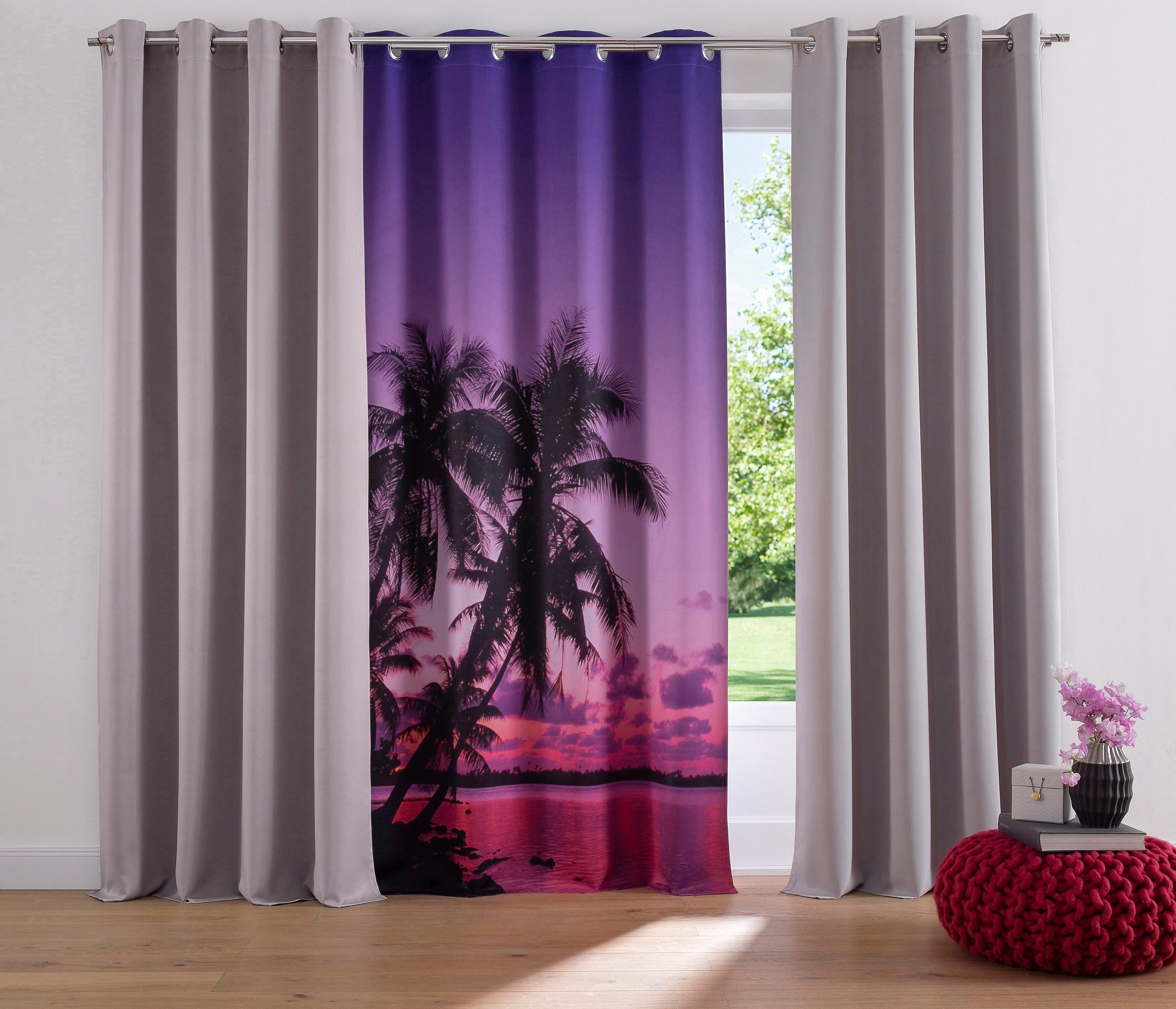 my home Verdunkelungsvorhang Solana, Ösen (1 günstig online kaufen